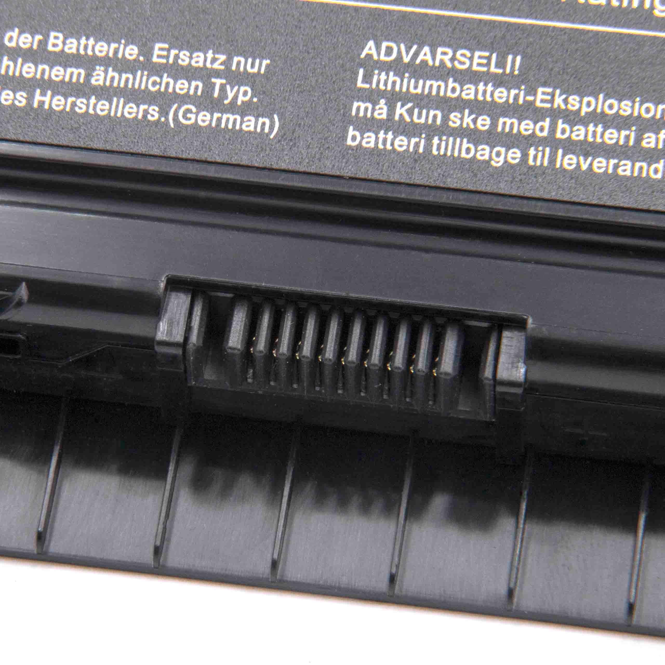 vhbw Asus N551JB-DM055H, N551JB-DM019H, 4800 N551JB-DM018H, passend Laptop-Akku mAh für