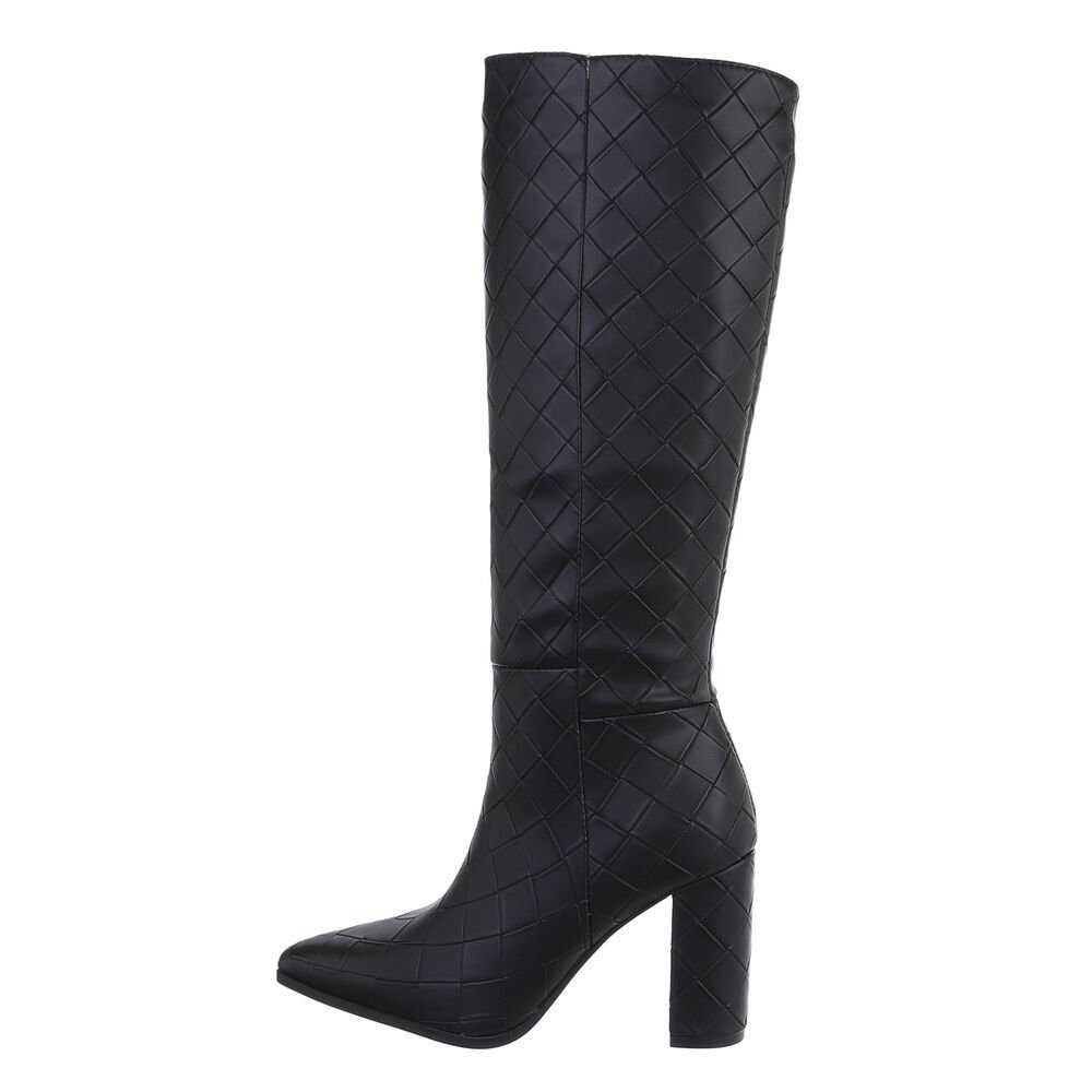 Damen Elegant High-Heel-Stiefel