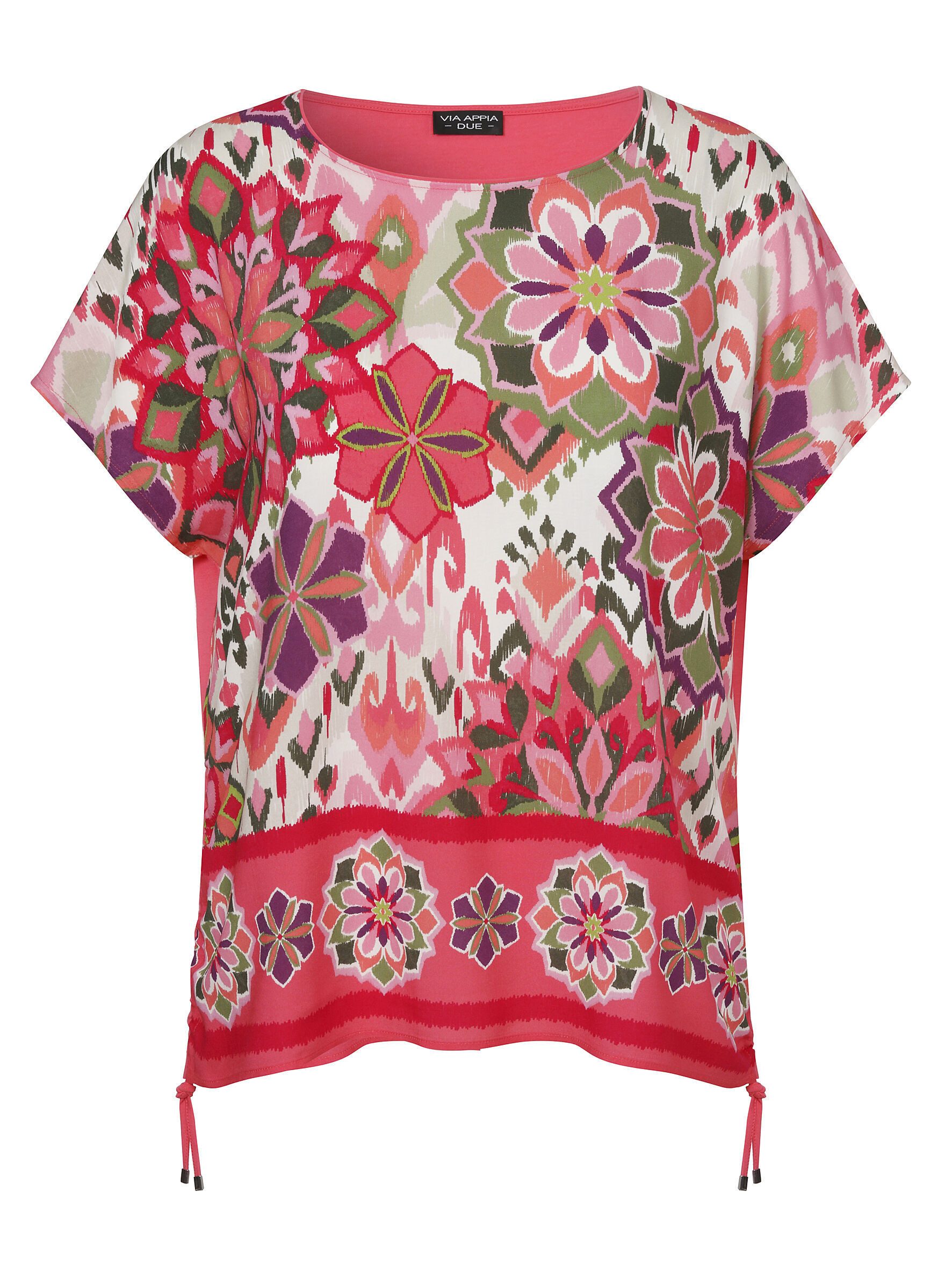 VIA APPIA DUE Kurzarmbluse (1-tlg) in großen Größen günstig online kaufen