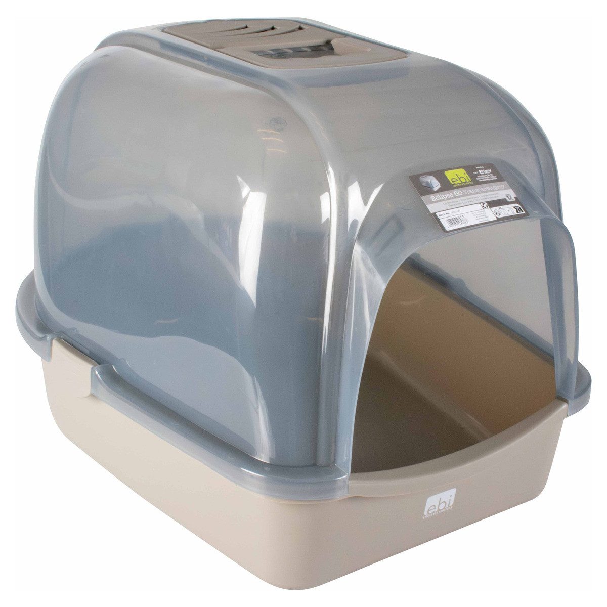 Europet-Bernina Katzentoilette Katzentoilette Eclipse transparent/grau