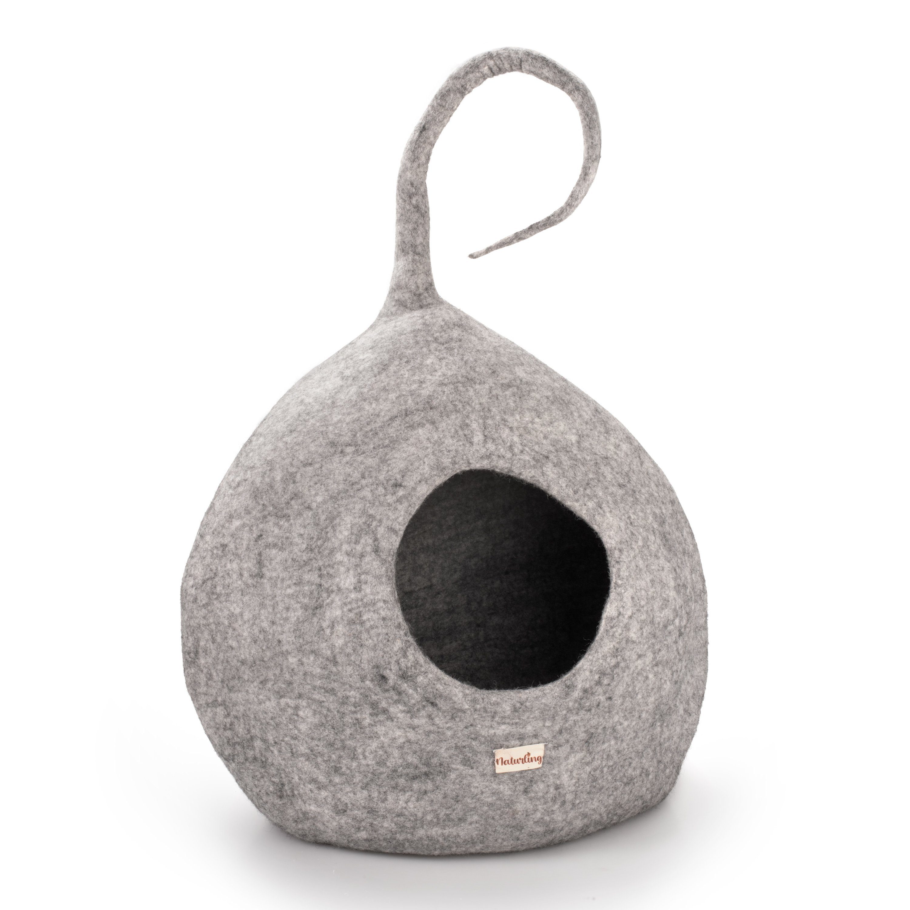naturling Katzenzelt Filz Katzenhöhle "Spiky", 50x55cm Maxi Version auch für größere Katzen
