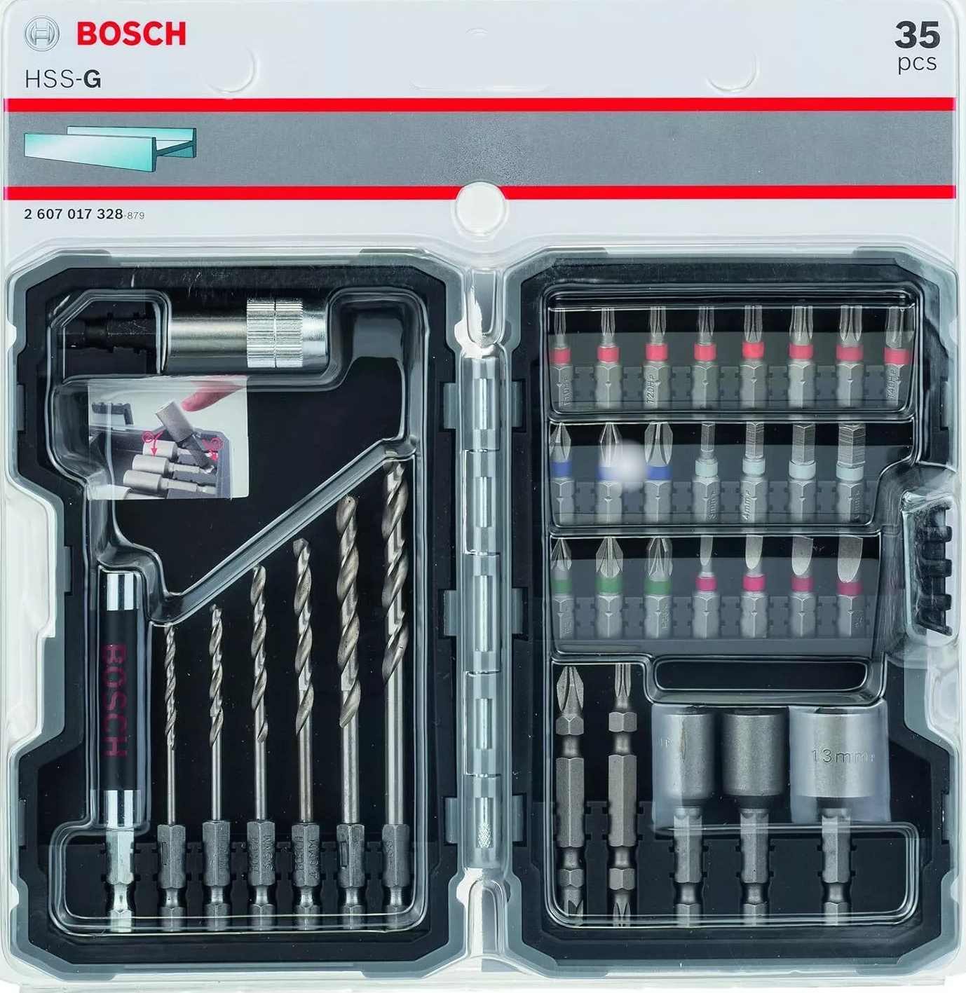 BOSCH Bohrer- und Bitset Bosch Bohrer- und Bit-Set PRO Metal 35-teilig inkl. Bithalter in Box