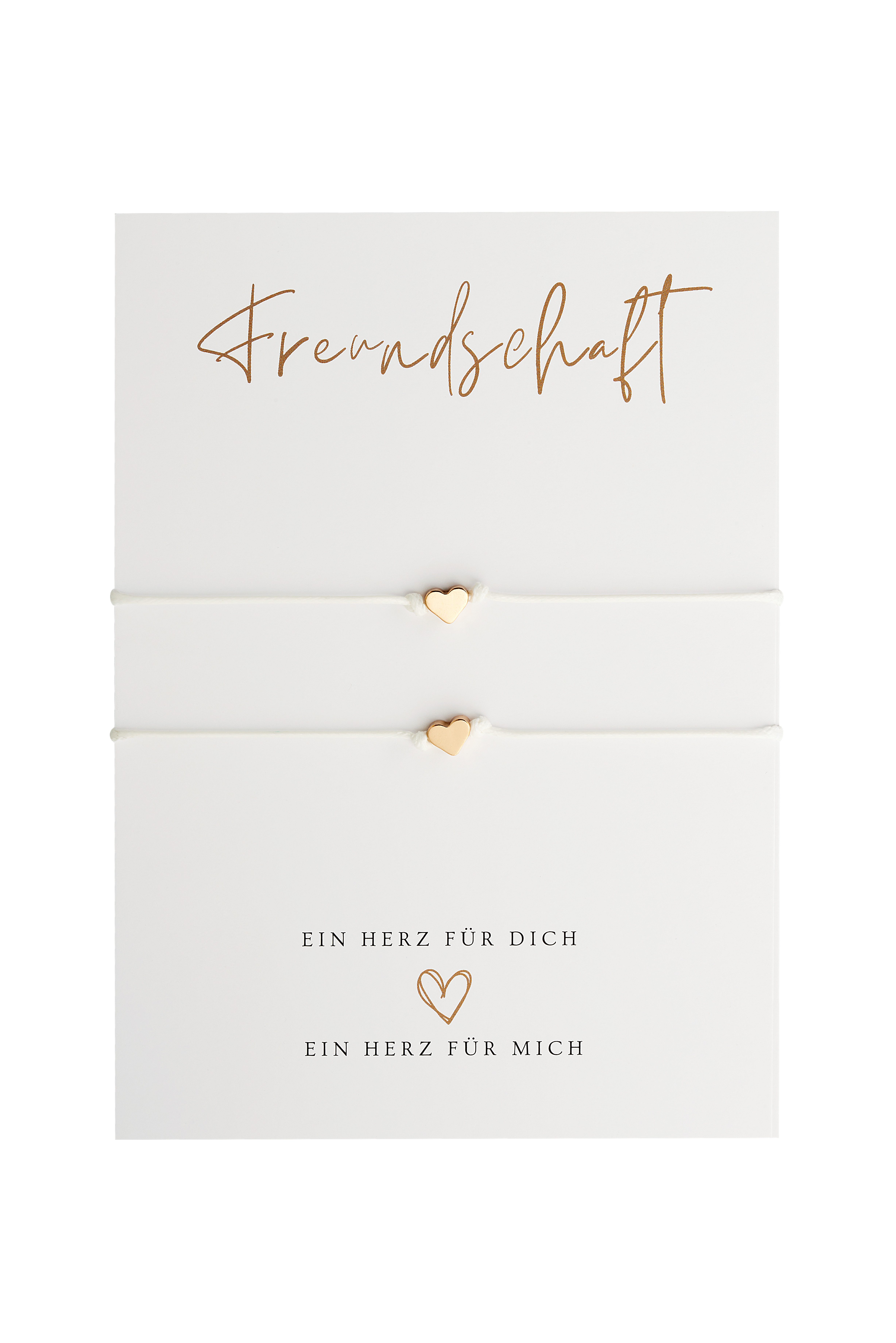 Briefzauber Armband Set Freundschafts-Armbänder (2 Stk), schlichte & minima günstig online kaufen