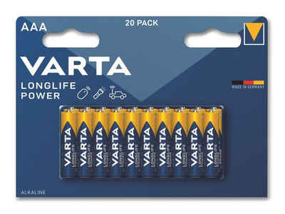 VARTA VARTA Batterie Alkaline, Micro, AAA, LR03, 1.5V Batterie