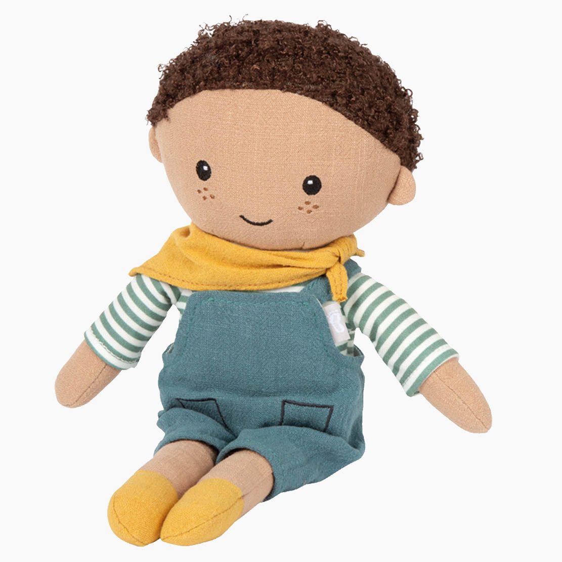 small foot GmbH & Co. KG Stoffpuppe Stoffpuppe Leo (Spar-Set, 1-tlg., packung), Mit aufwändig und liebevoll gestickten Gesichtern