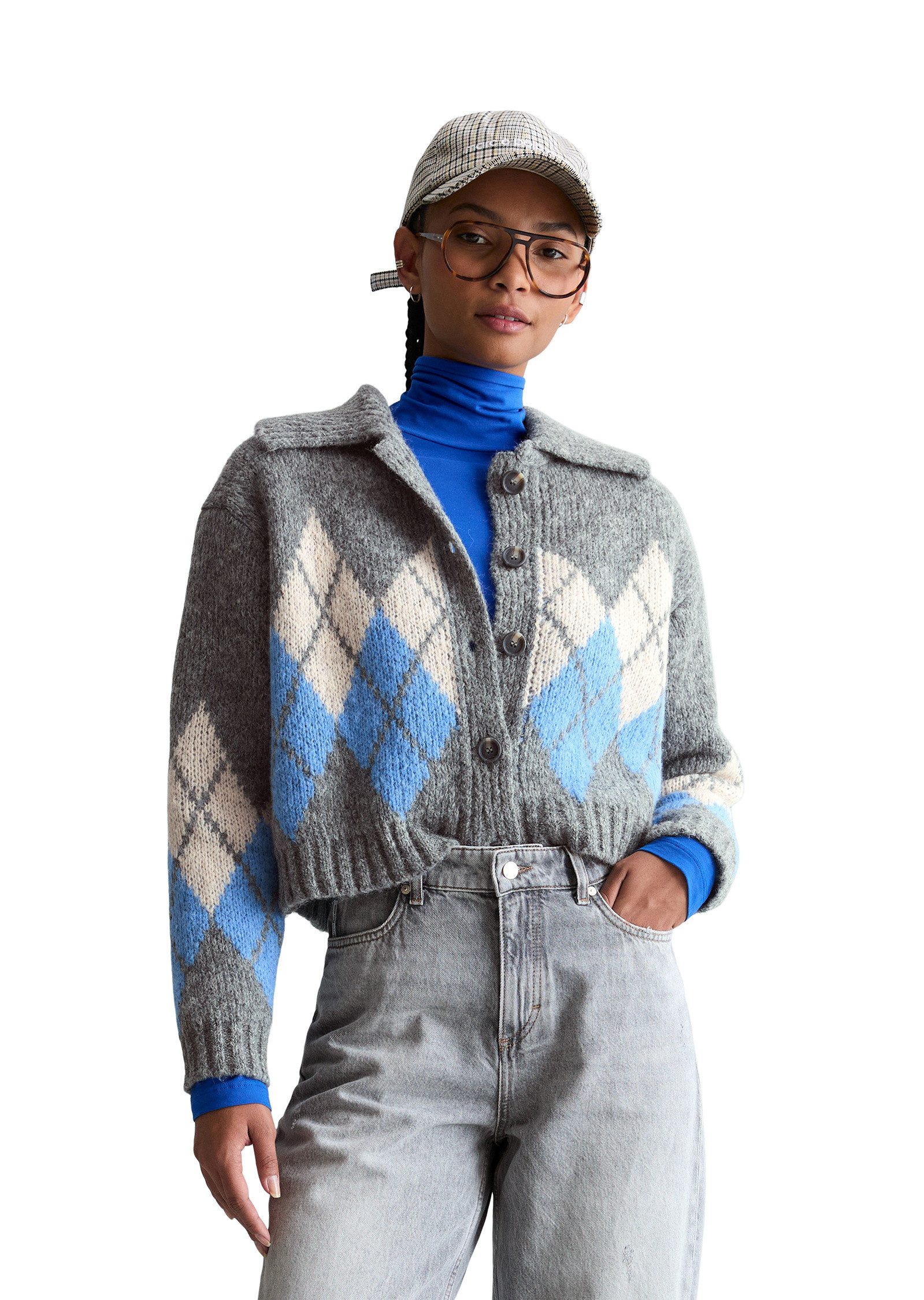 Marc O'Polo DENIM Cardigan mit flauschiger Alpakawolle günstig online kaufen