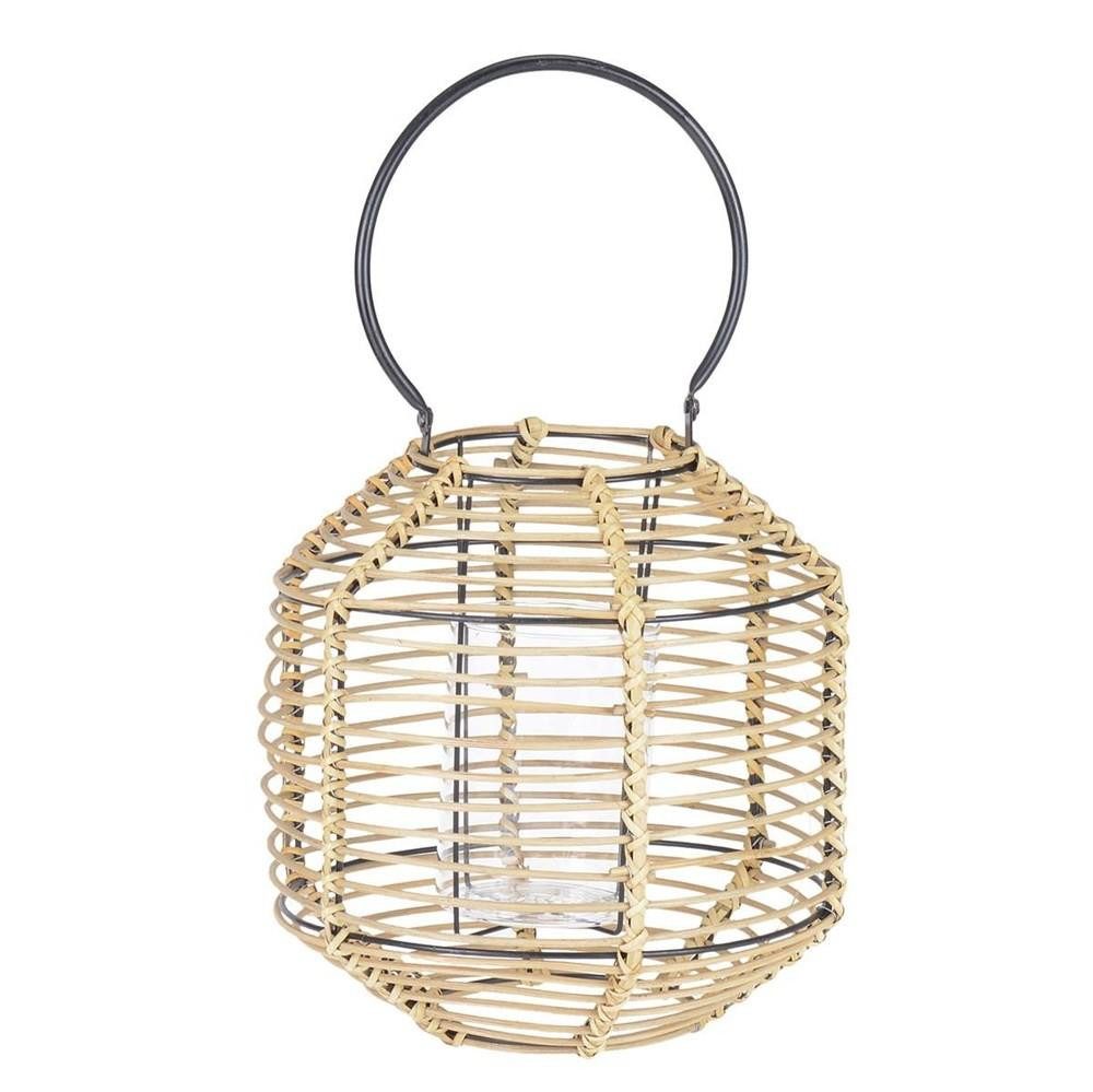 Villa Collection Denmark Laterne Hurrikan (kein Set), Bambus, mit Glas