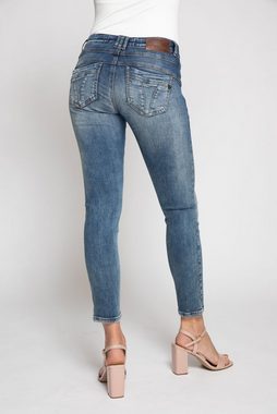 Zhrill Skinny-fit-Jeans Skinny Jeans KELA Blue (0-tlg) angenehmer Sitzkomfort