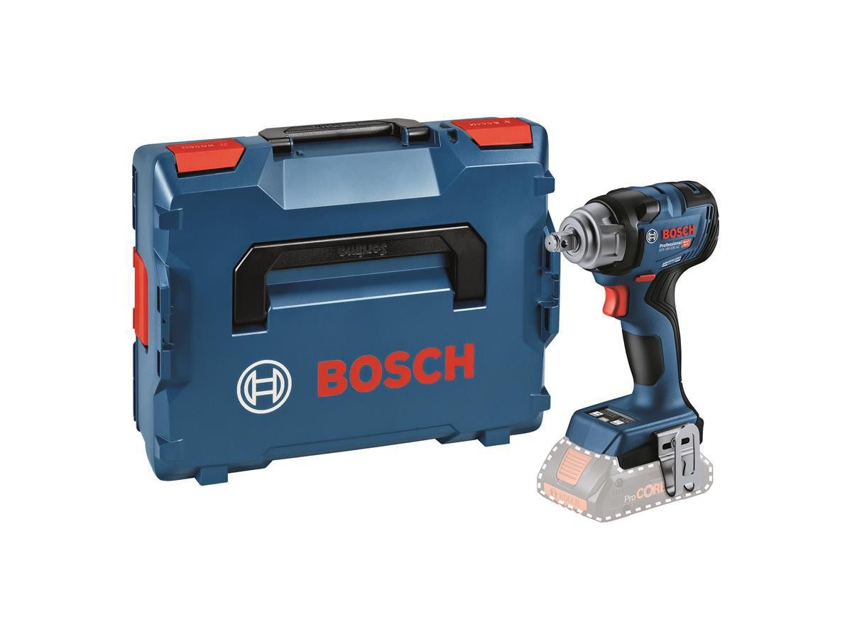 Bosch Professional Akku-Drehschlagschrauber GDS 18 V-330 HC, 2800 U/min, 330 Nm, (Set, 3-tlg), inkl. L-BOXX, ohne Akku und Ladegerät