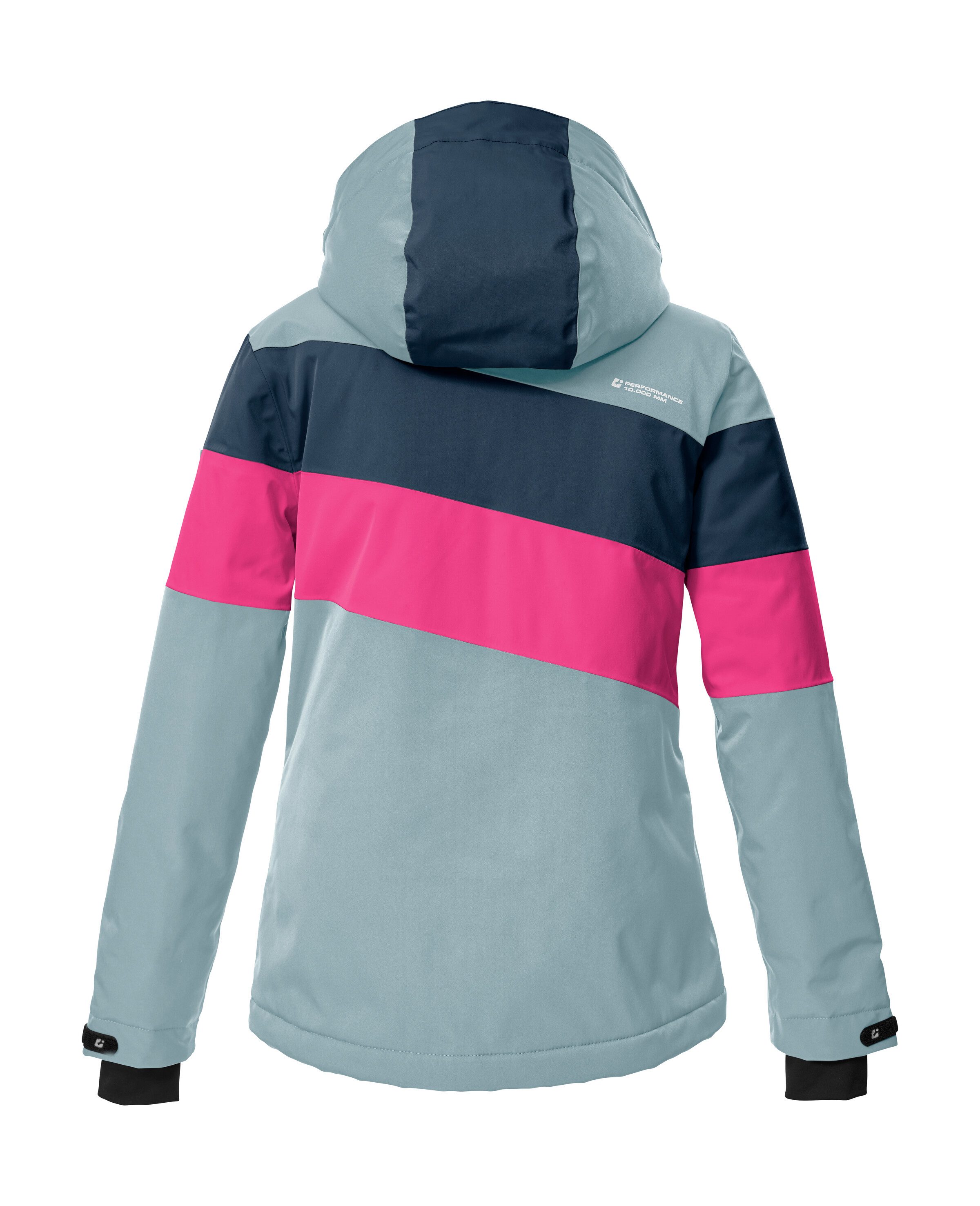 Killtec Skijacke KSW 197 GRLS SKI JCKT Wasserdicht, atmungsaktiv, verstellbare Kapuze, viele Taschen