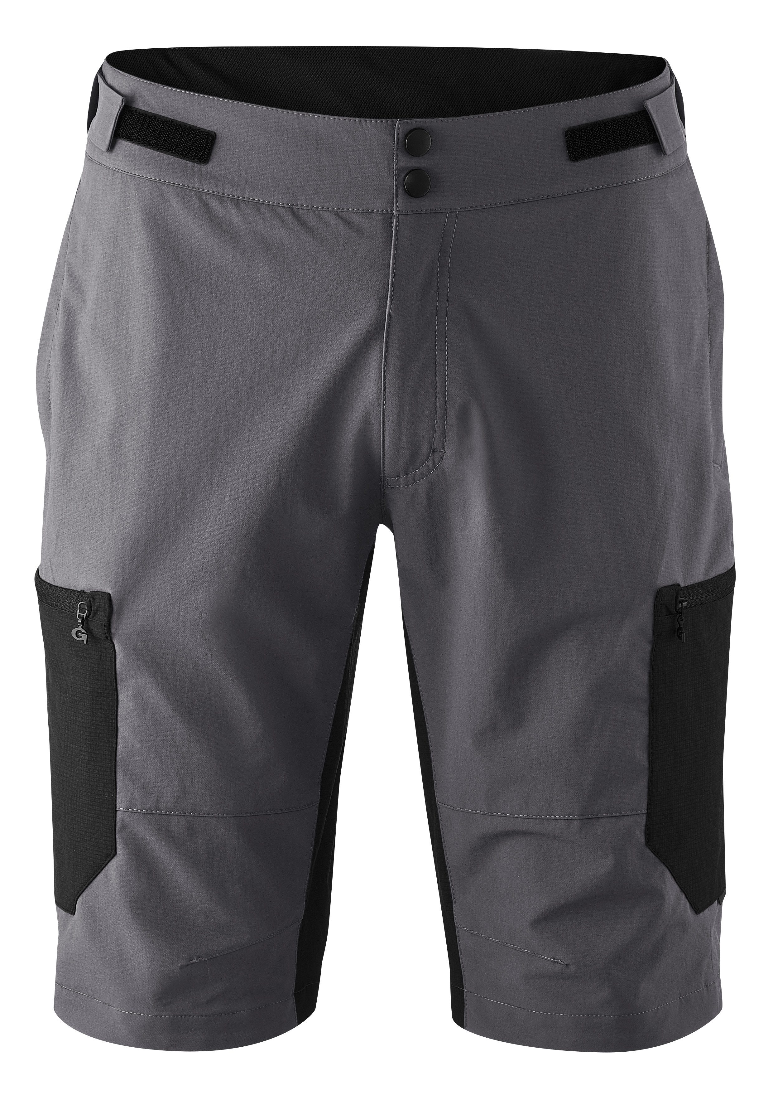 Gonso Radhose Adventure Shorts Cargo M Herren Bike-Shorts, Fahrradhose mit Sitzpolster, Bund flexibel