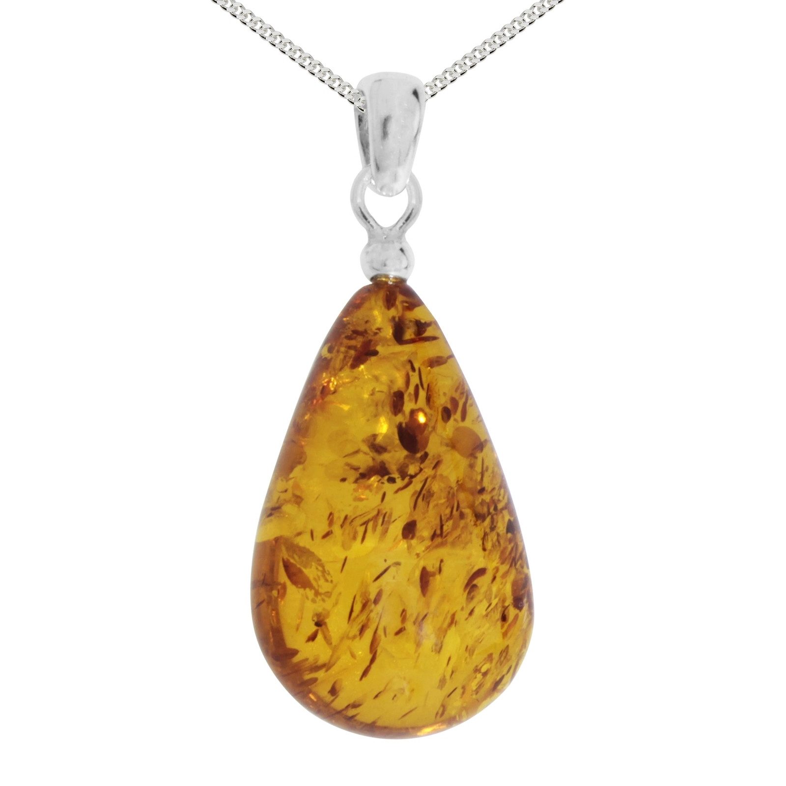OSTSEE-SCHMUCK Kette mit Anhänger Ostsee-Schmuck Kette mit Anhänger Tropfen günstig online kaufen