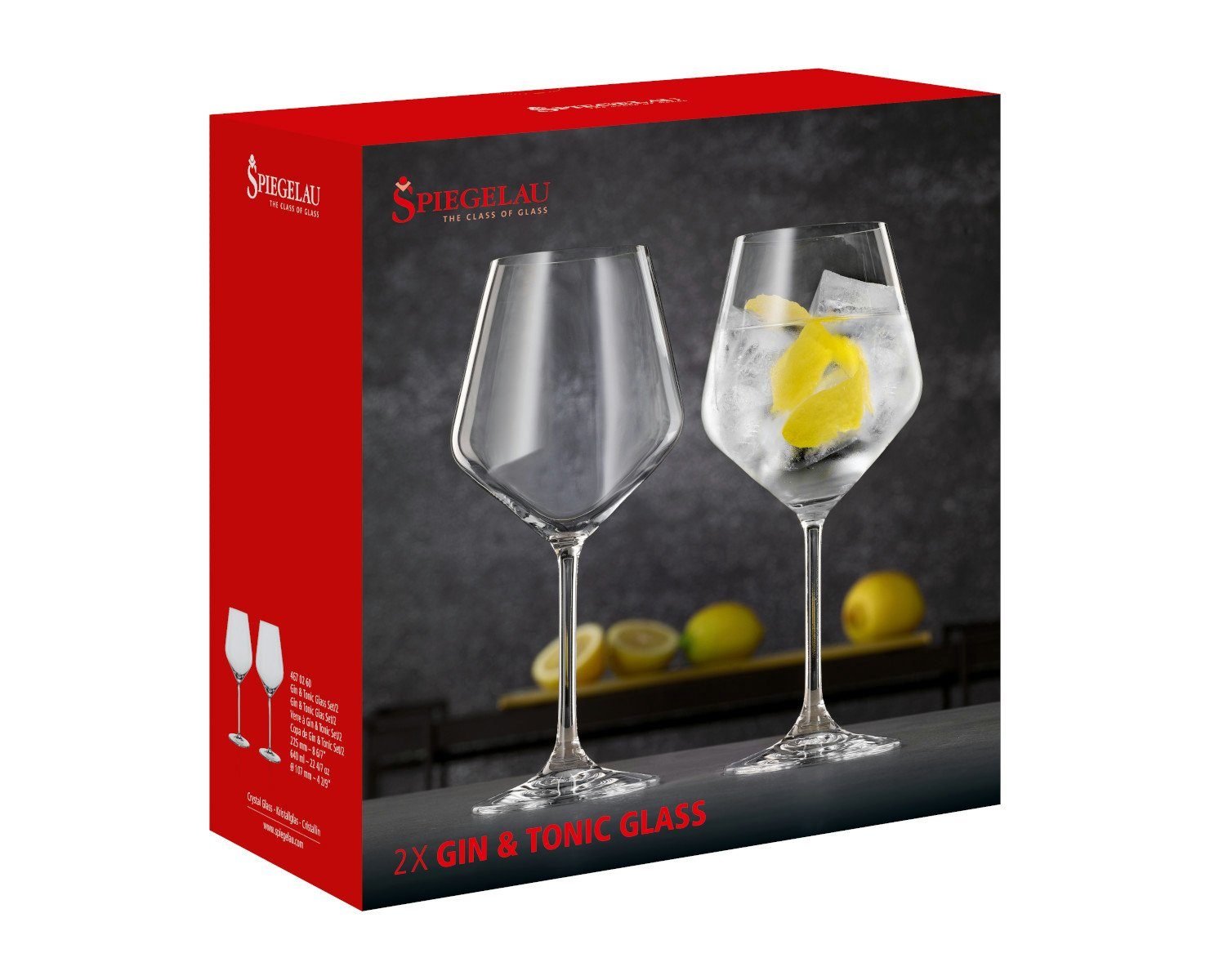 SPIEGELAU Gläser-Set Special Gin&Tonic Set 2tlg, Kristallglas
