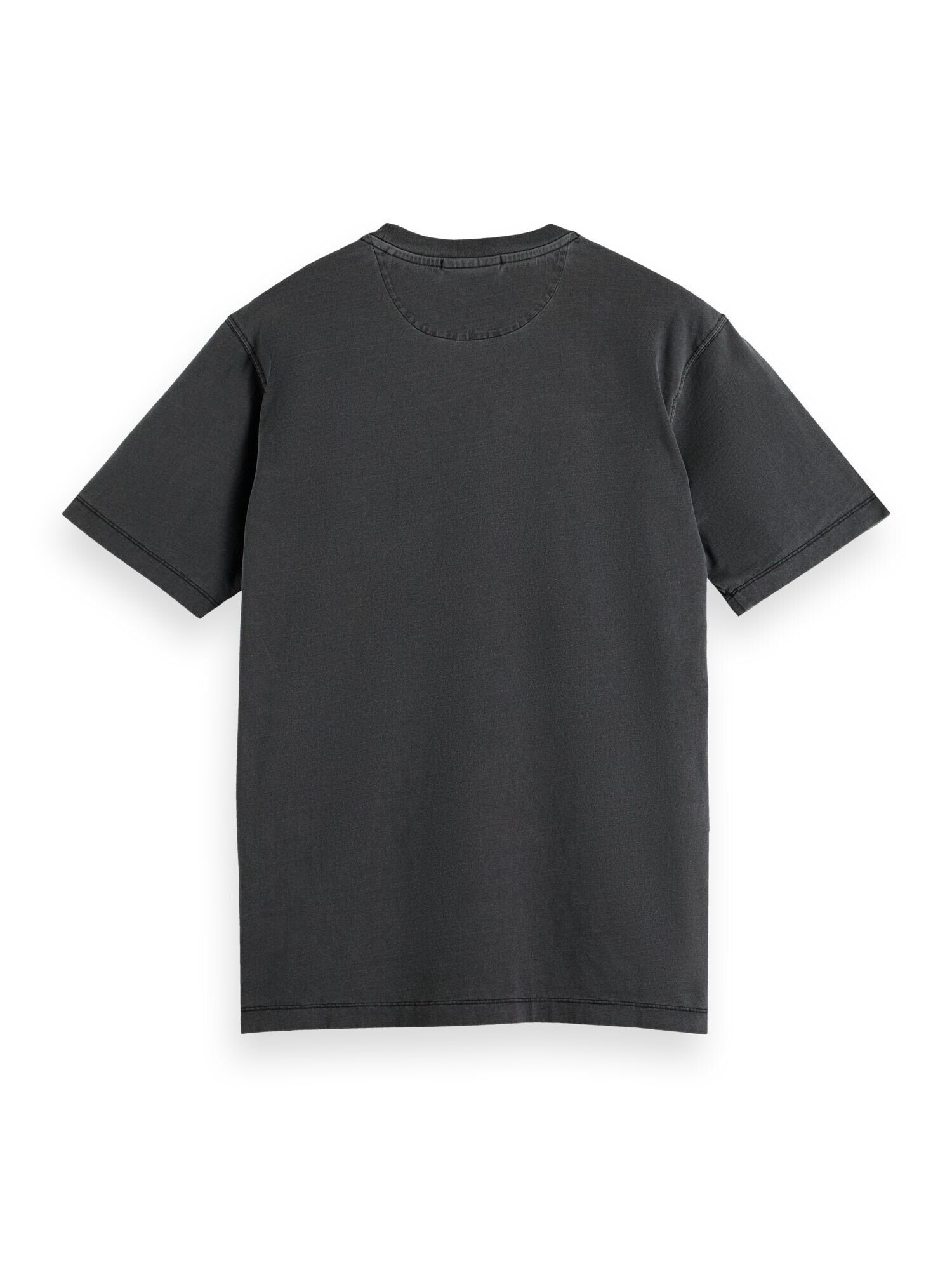 & Logo-Stitching T-Shirt Scotch mit Shirt (1-tlg) Kurzarmshirt Rundhals und Soda