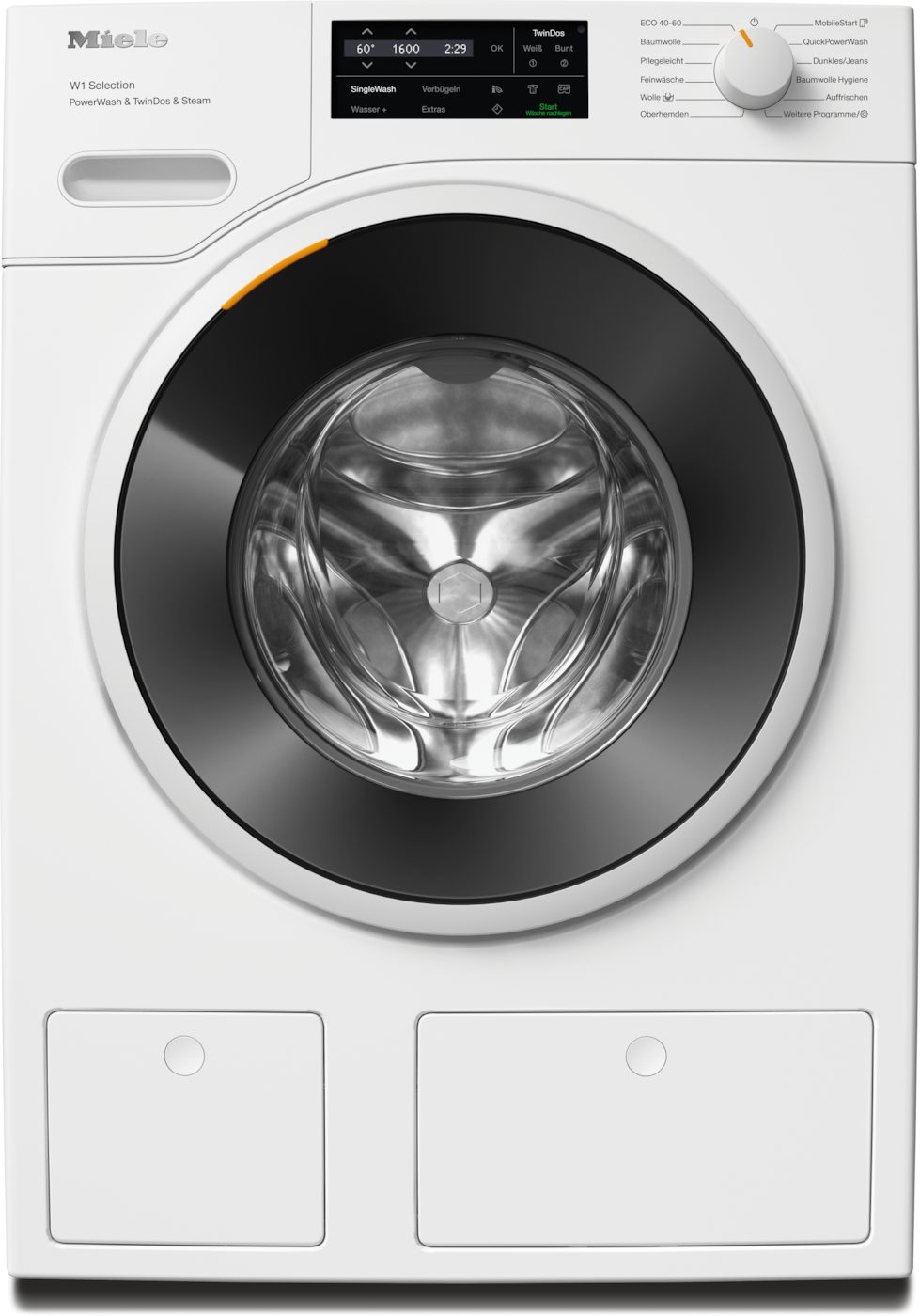 Miele Waschmaschine WSJ883 WCS PWash&TDos&Steam, 9 kg, 1600 U/min, Automatische Waschmitteldosierung, 25 Jahre Motorgarantie – Bild 2 von 5