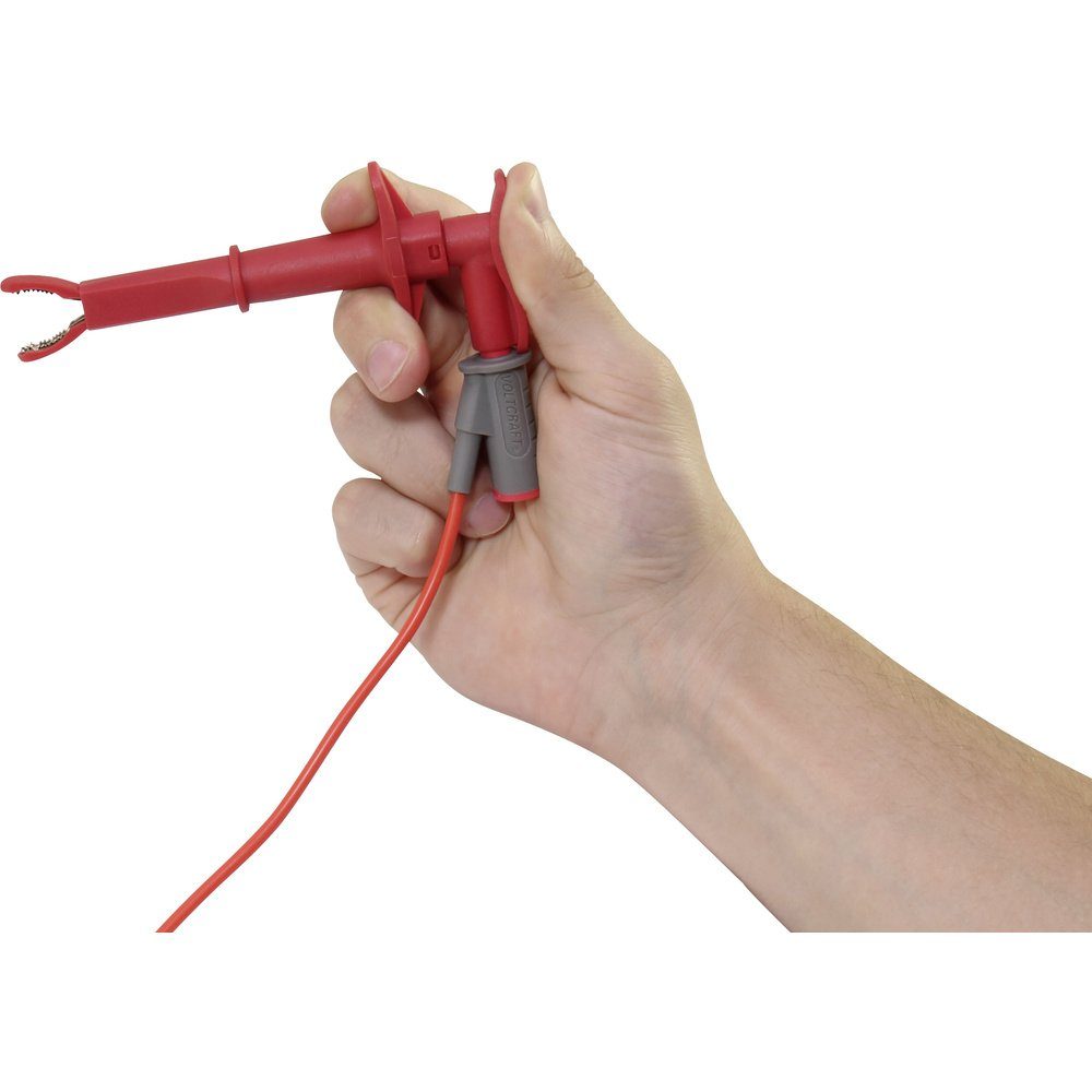 Thumbnail - VOLTCRAFT Multimeter VOLTCRAFT MSK-116 Krokodilklemme Stecker 4 mm CAT III 1000 V, CAT IV 6, (MSK-116)
