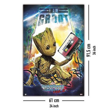 Grupo Erik Poster Guardians of the Galaxy Vol. 2 I am Groot 61 x 91,5 cm