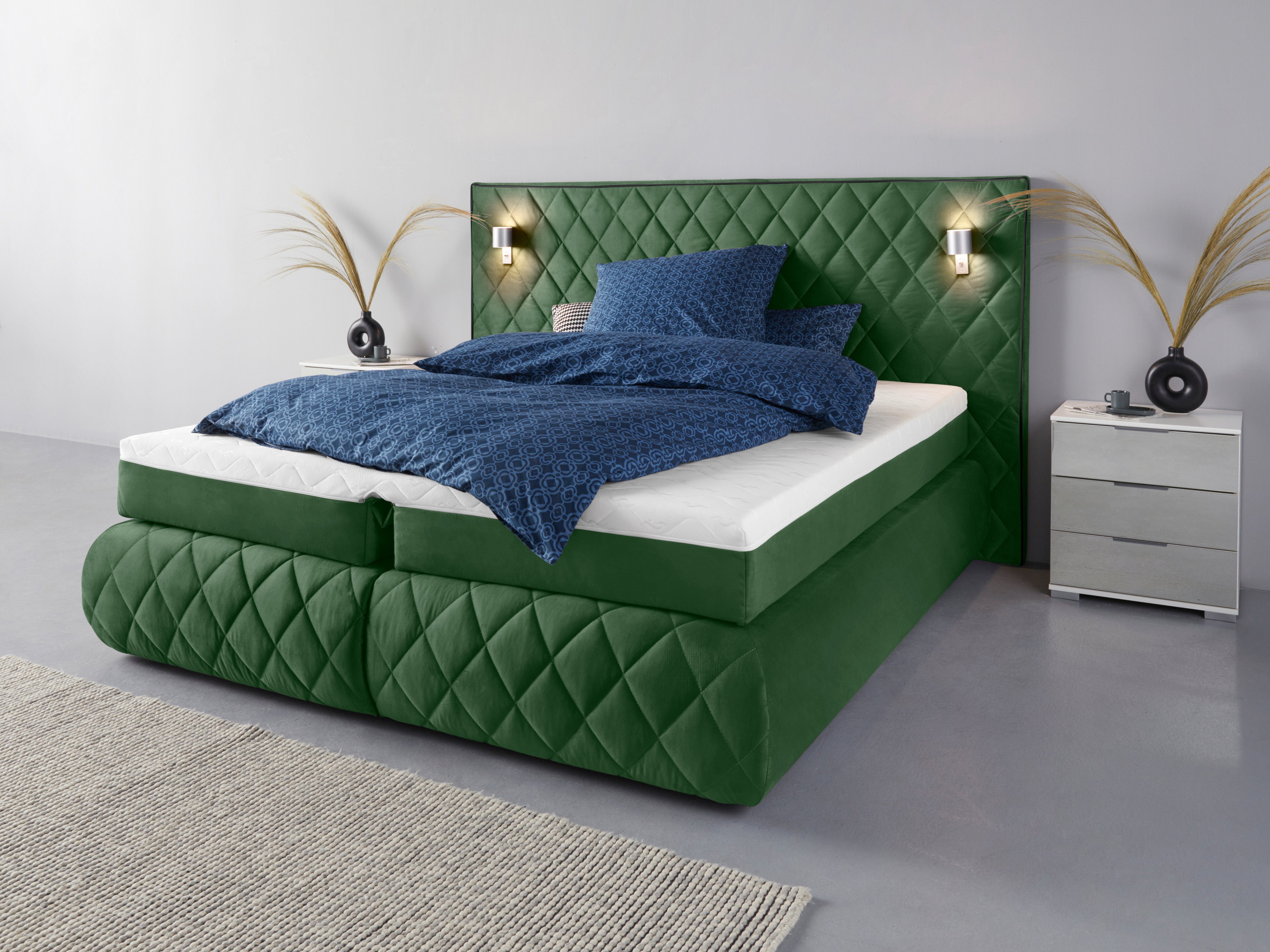 Places of Style Boxspringbett Alaric, wahlweise günstig online kaufen