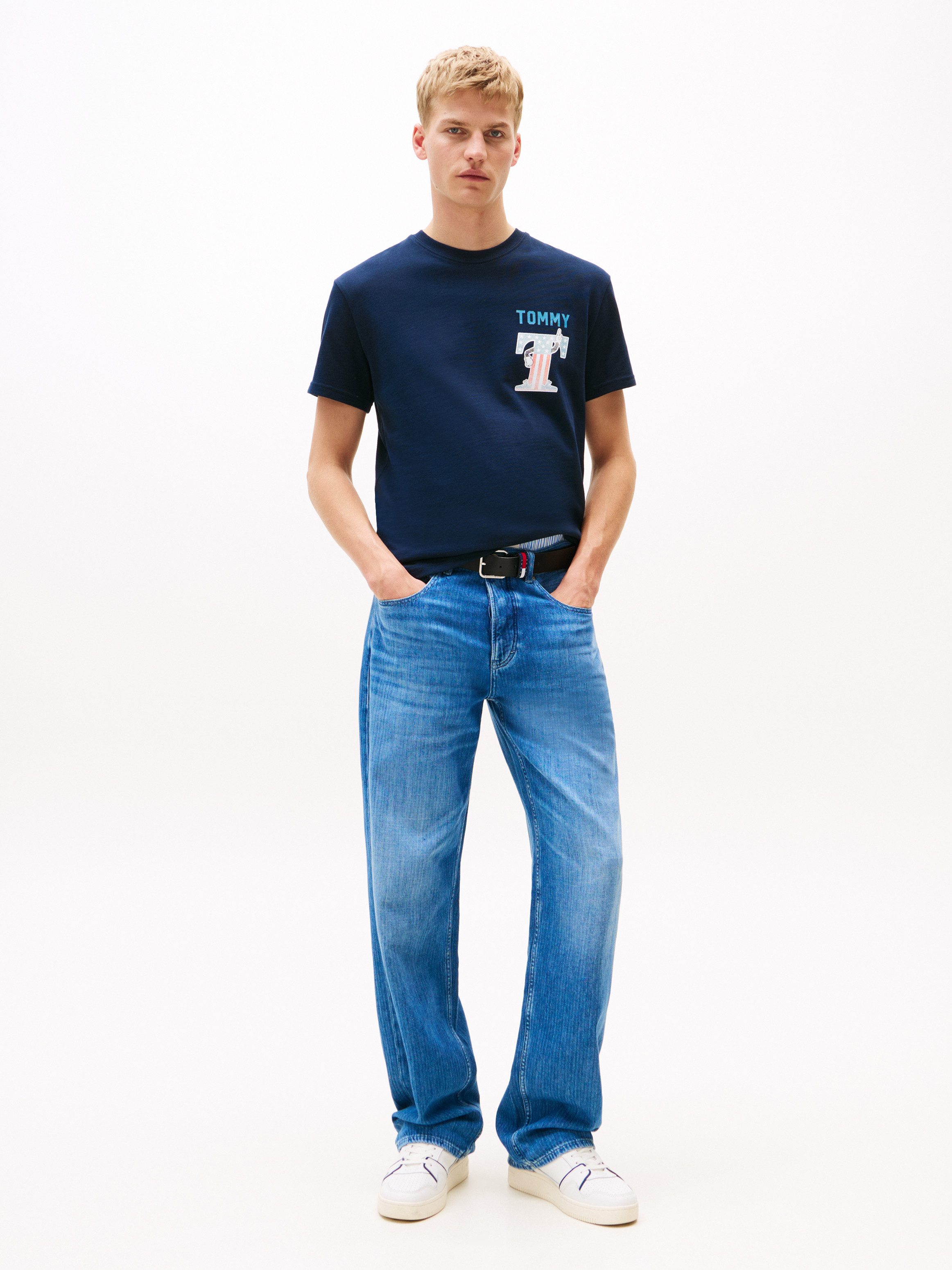 Tommy Jeans T-Shirt TJM REG USA SCRIPT SS TEE mit modischem Print günstig online kaufen