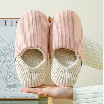 HAMÖWO Damen Herren Warme Hausschuhe aus Home Comfort Pantoffeln Pantoffel