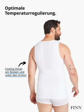 FINN Design Shapinghemd Seamless Kompressions-Unterhemd Herren ohne Nähte Starker Body-Shaper für Männer