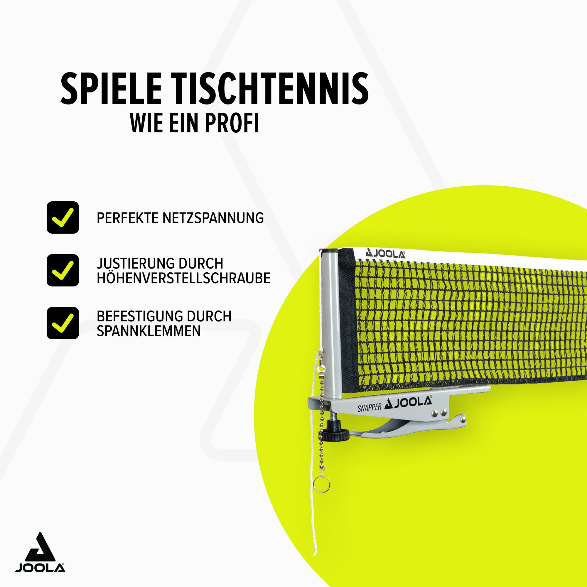Joola Tischtennisnetz JOOLA Tischtennisnetz SNAPPER