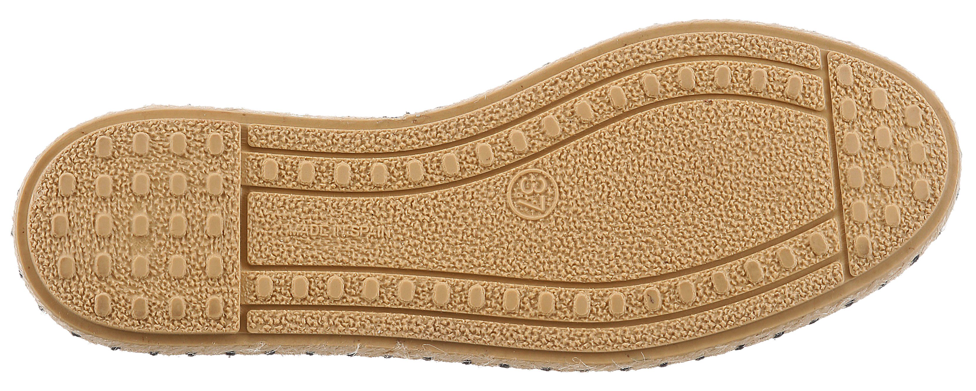 VERBENAS CARMEN Espadrille Slipper, Sommerschuh, Urlaubsschuh in maritimer Optik