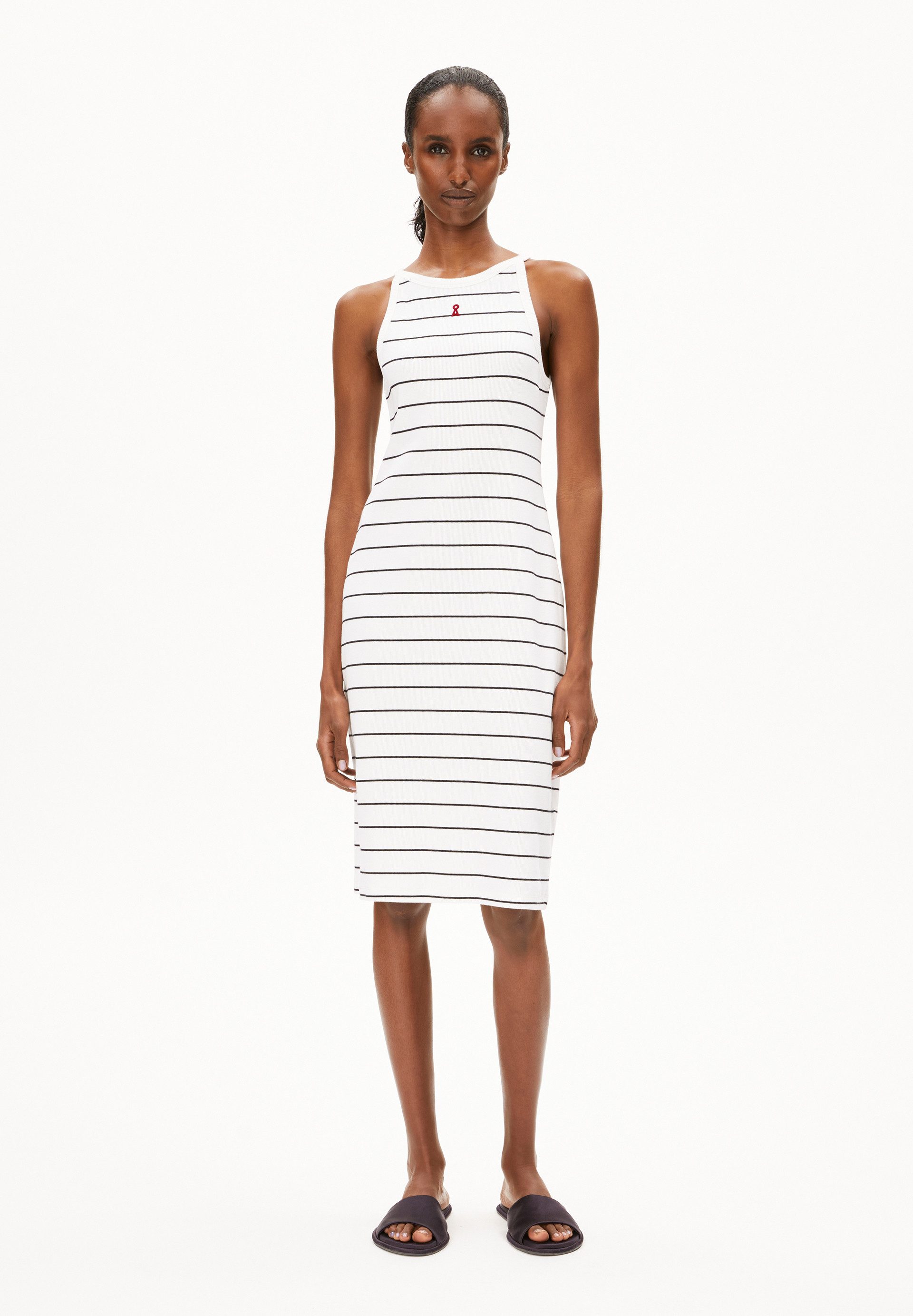 Armedangels Jerseykleid SASINAA FINE STRIPES Spaghettiträger günstig online kaufen