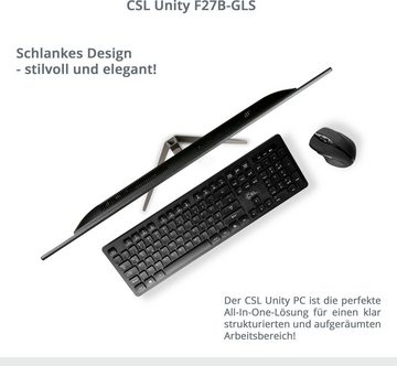 CSL Unity F27-GLS mit Windows 10 Pro All-in-One PC (27 Zoll, Intel® Celeron Celeron® N4120, UHD Graphics 600, 16 GB RAM, 128 GB SSD)