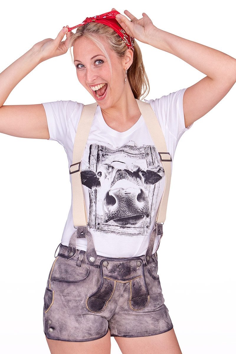 Hangowear Trachtenshirt Trachtenshirt Damen - XAVIRA - weiß – Bild 3 von 5