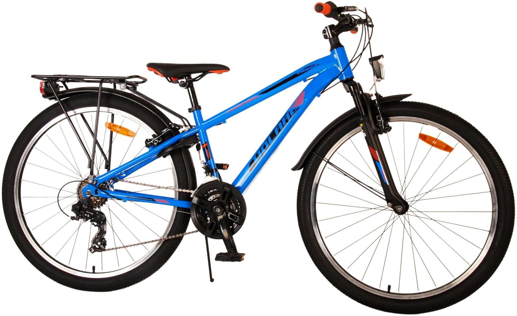 Volare Kinderfahrrad - Cross - Jungen - 26 oder 24 Zoll- bis 115kg - 18 Gänge - 8-12 Jahre, 85% zusammengebaut, 2 Handbremsen