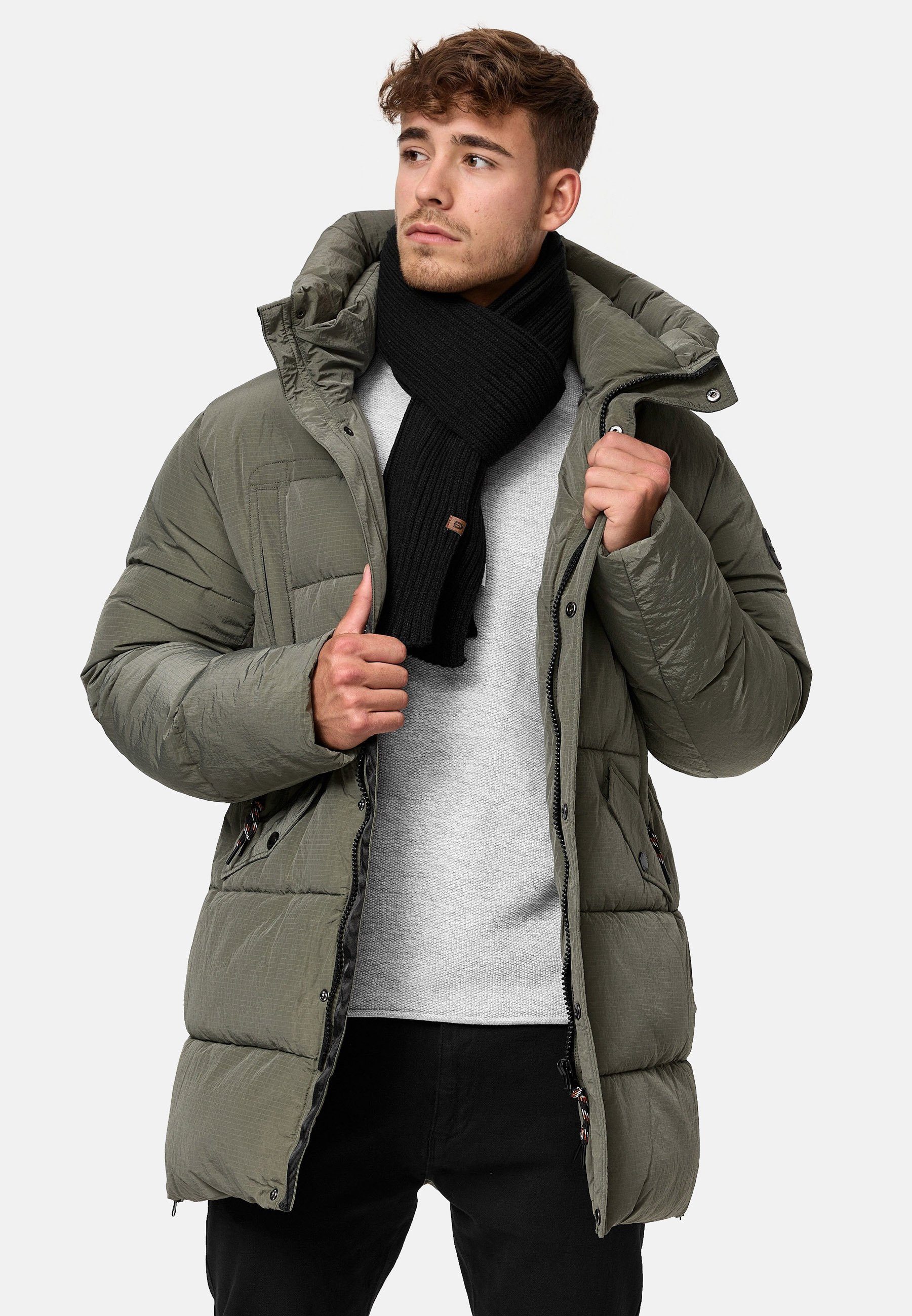 Indicode Parka Kasper mit Kapuze