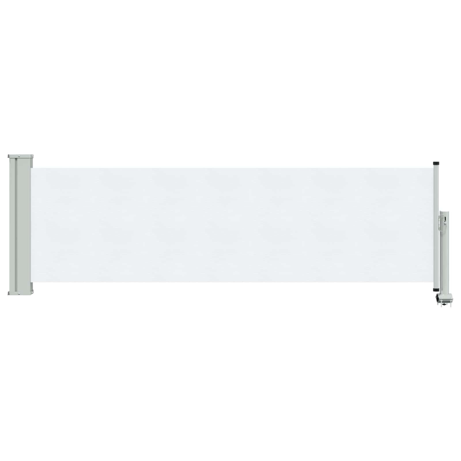 vidaXL Seitenmarkise Seitenmarkise 80 x 300 cm 100% Polyester Eisen Stahl Rechteckig (1-St)