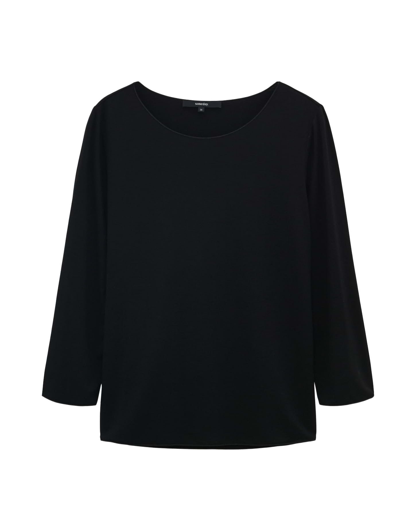 3/4-Arm-Shirt Slim aus ECOVERO™ Viskosemix