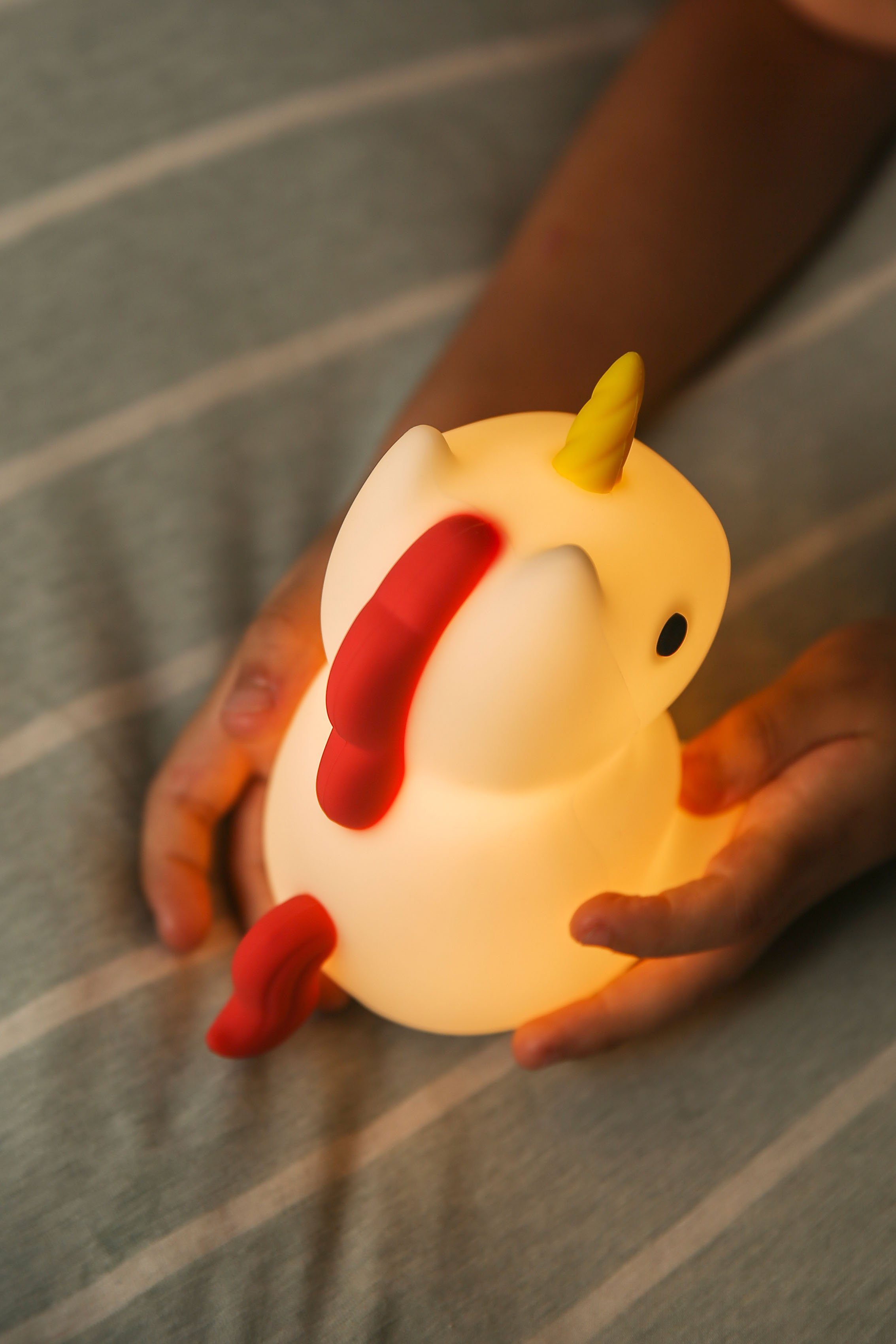 niermann LED Nachtlicht Maggy Magic, Kinderlampe, Kinderzimmer, LED fest integriert, Spielend einfache Bediendung – Bild 5 von 5