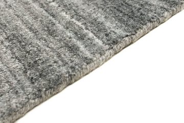 Wollteppich Vintage Teppich handgeknüpft grau, morgenland, rechteckig, Höhe: 8 mm, Vintage Design