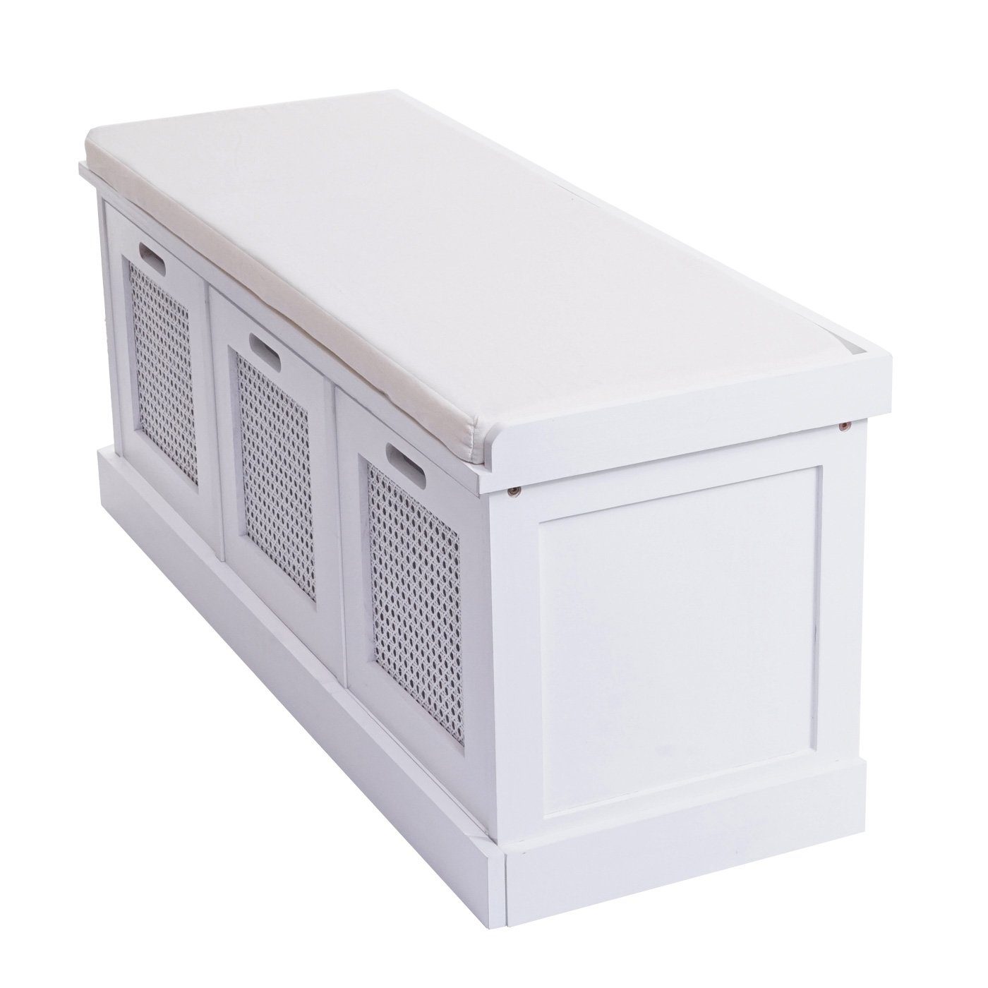 MCW Polsterbank MCW-J49-3 (4-St), Inkl. Sitzpolster, zwei Staufächern, Aufbewahrungsboxen herausnehmbar