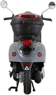 Alpha Motors Motorroller Adria, 50 ccm, 45 km/h, Euro 5, (Set, mit Topcase)