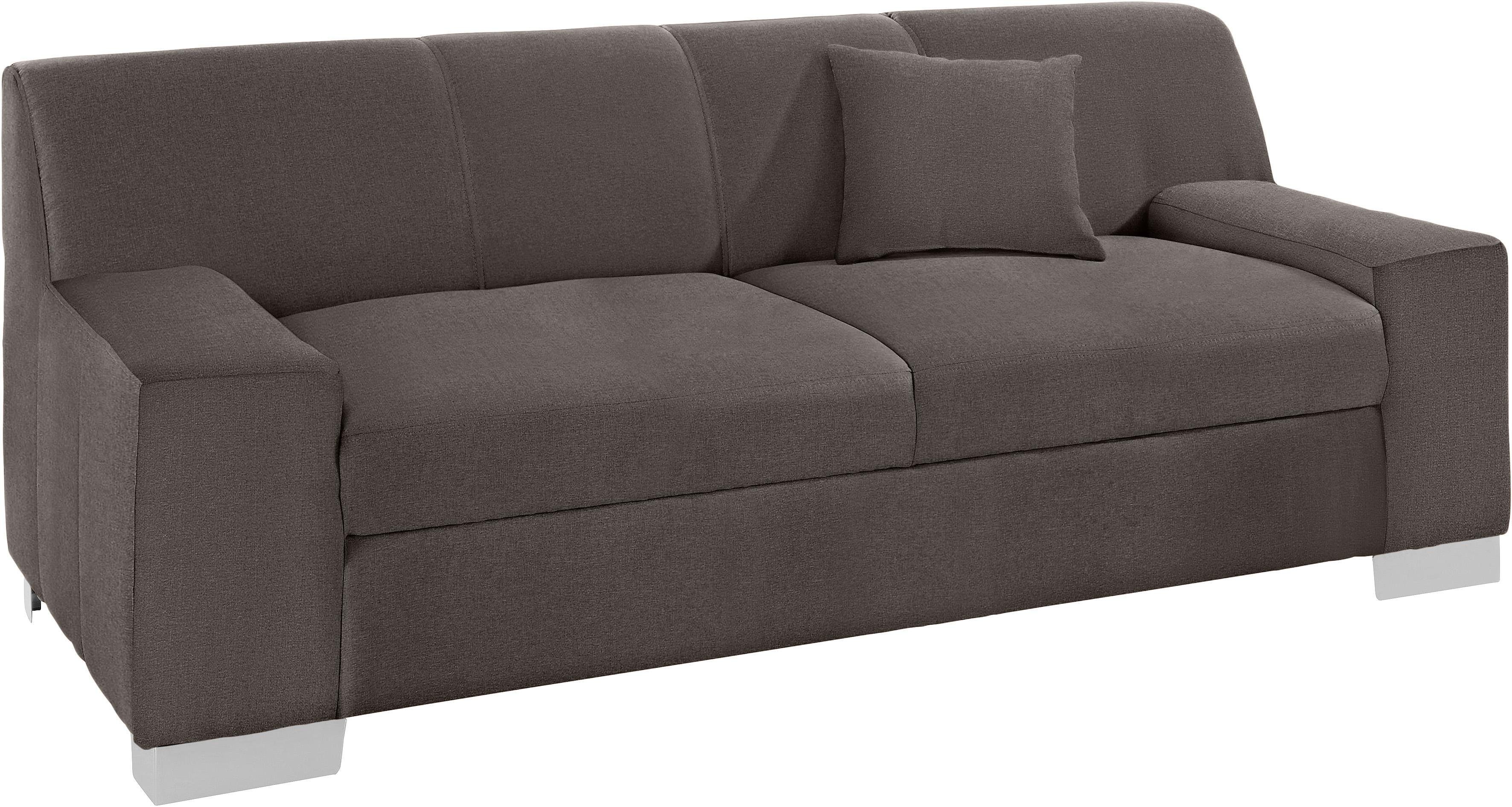 DOMO collection 2-Sitzer Bero, elegant und zeitlos, flache Armlehnen, fester Sitzkomfort