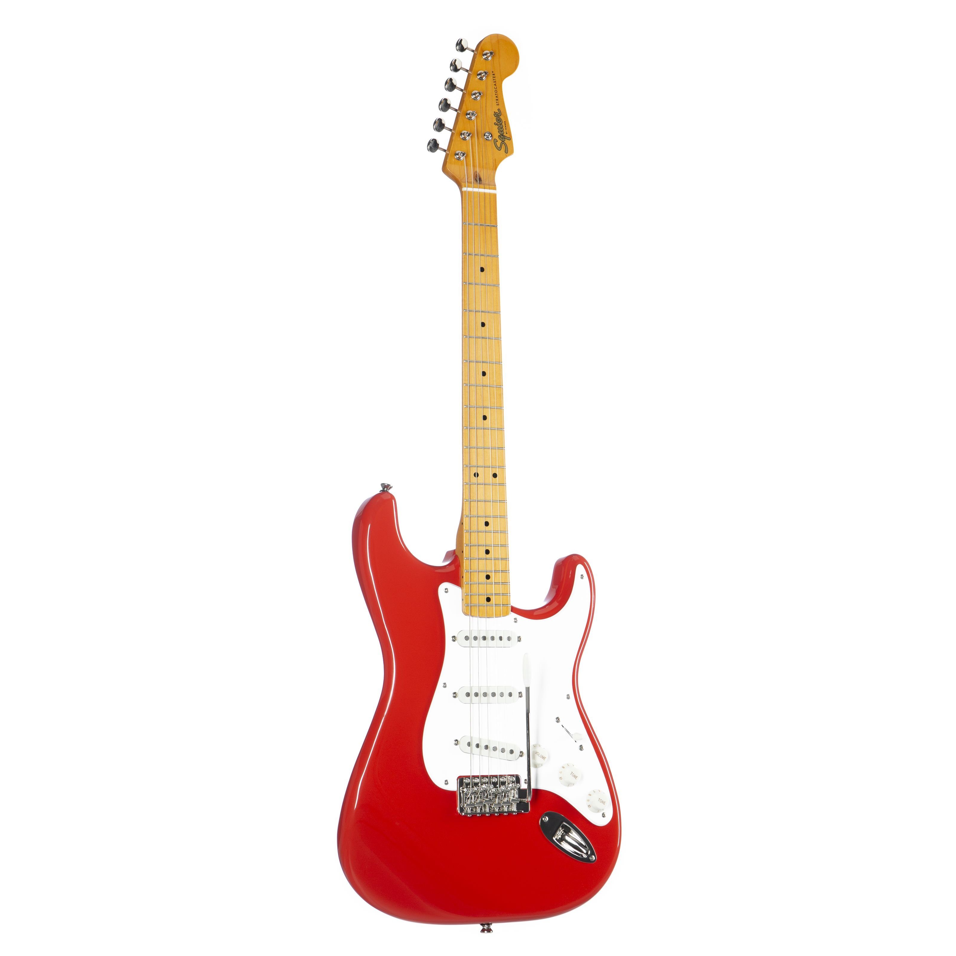 Squier E-Gitarre, E-Gitarren, ST-Modelle, Classic Vibe '50s Stratocaster MN Fiesta Red - E-Gitarre