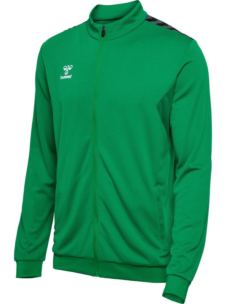 hummel Trainingsjacke hmlAUTHENTIC PL Full-Zip (100% Polyester) grün Herren