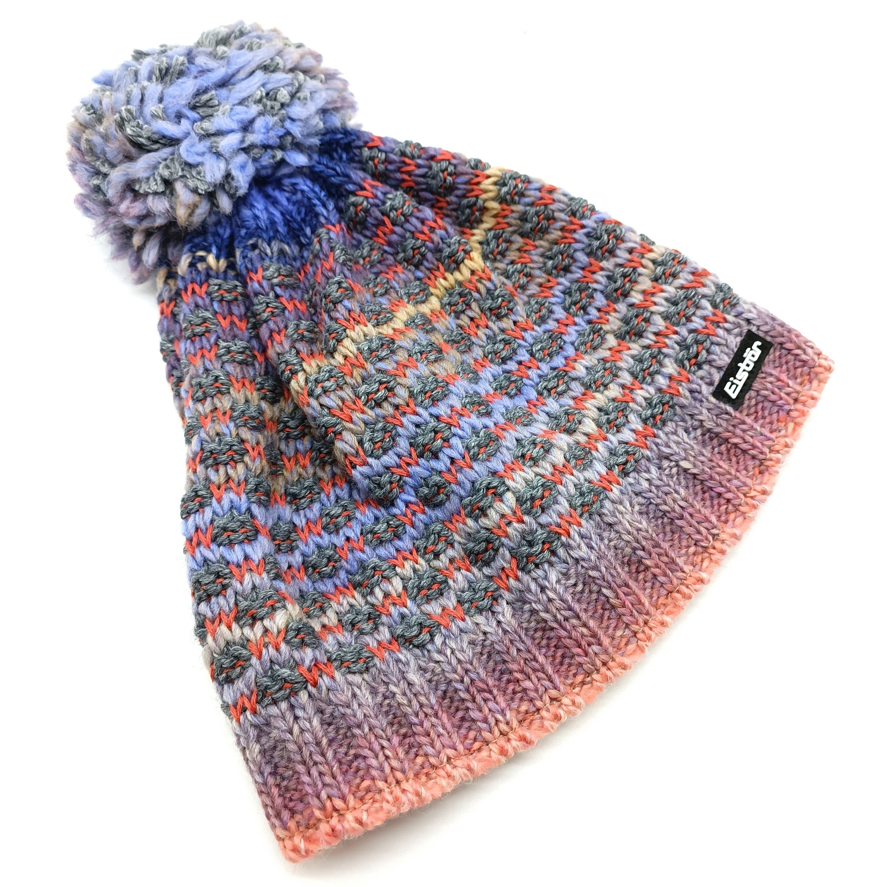 Eisbär Strickmütze Stravo Pompon-Mütze rot