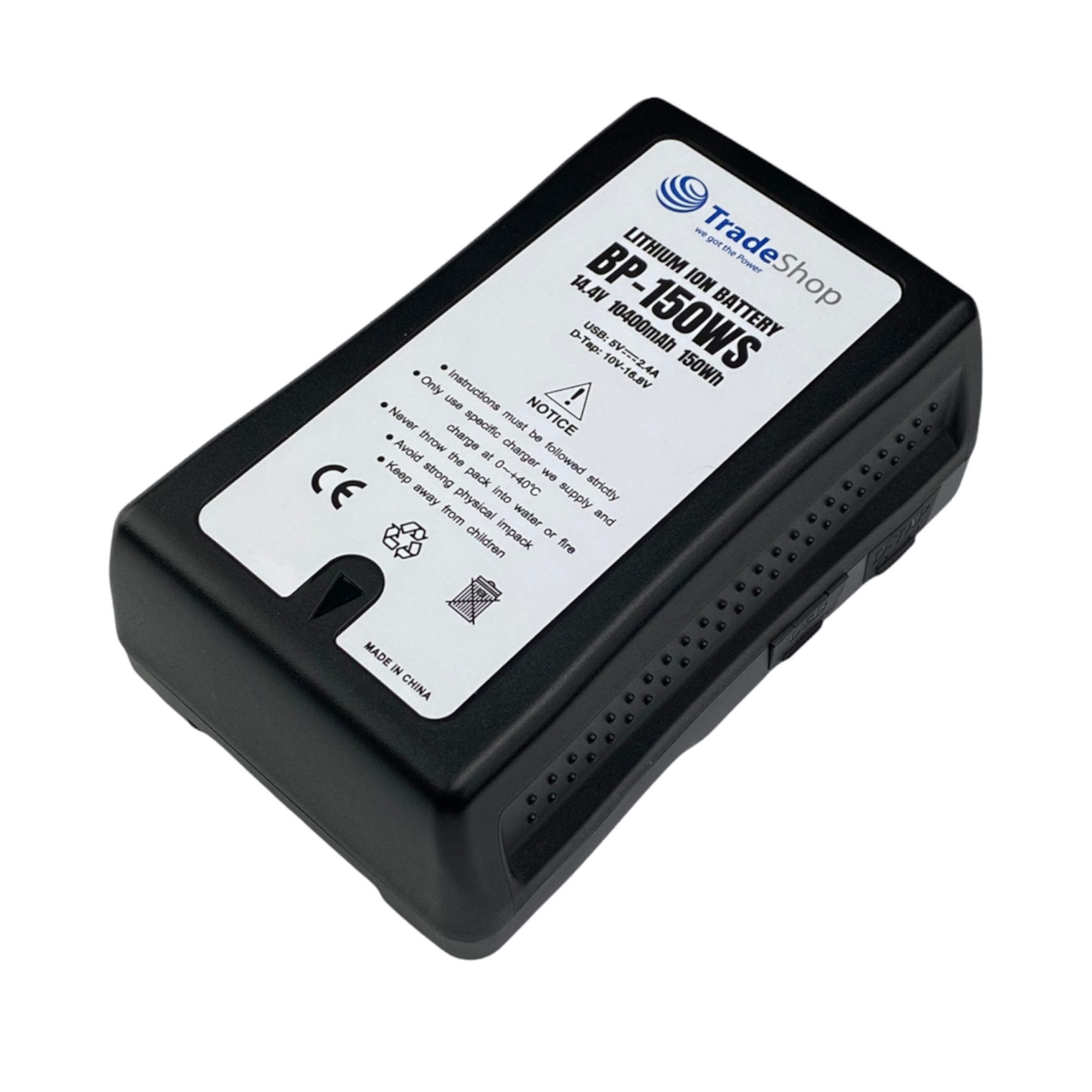 Trade-Shop Akku passend für Sony BC-L70 HVR-S270E BP-95WS BP-GL65 BP-GL95 Akku Li-Ion 10400 mAh (14,4 V)
