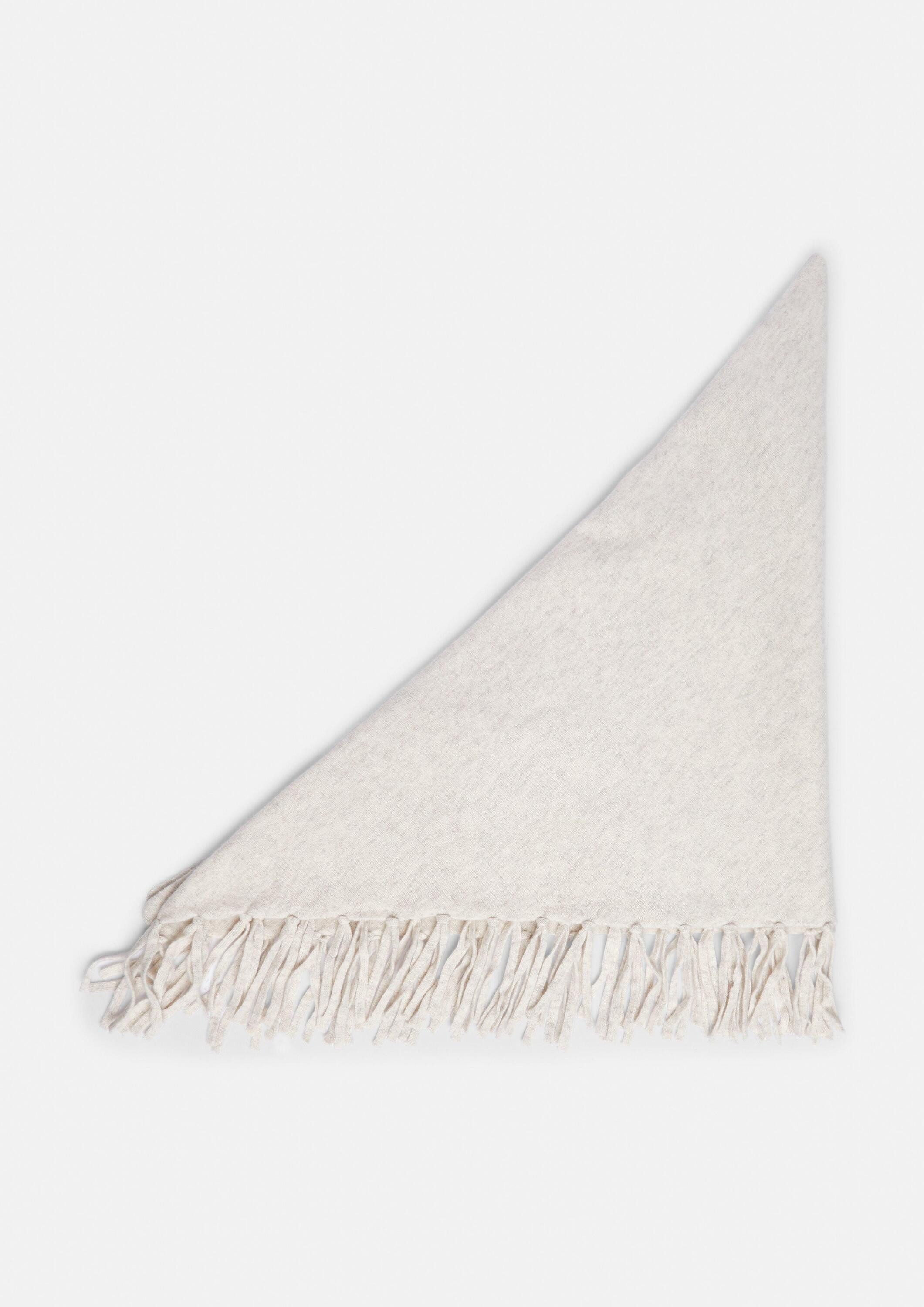 comma Schal Tuch, Dreieckstuch mit Fransen günstig online kaufen