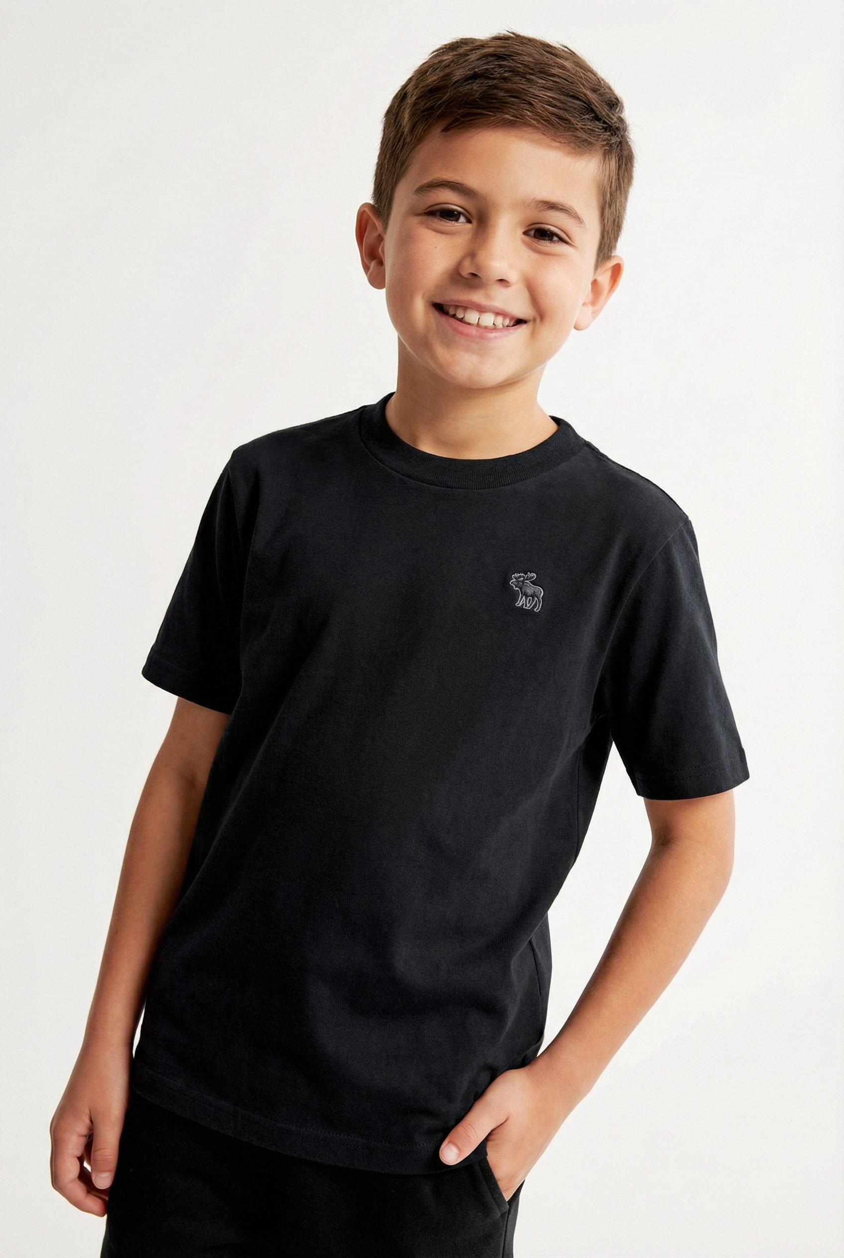 Abercrombie Kids T-Shirt AFBSHORT SLEEVE ESSENTIA mit Logo-Stickerei, for boys