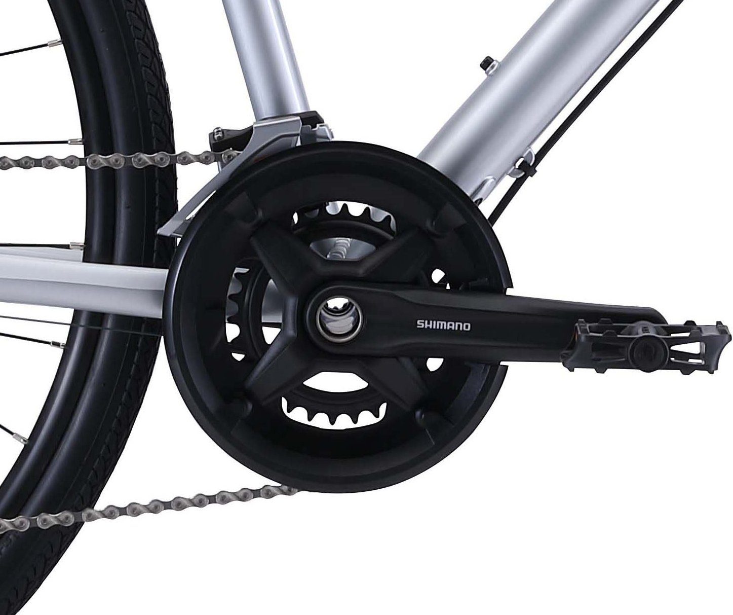 Absolute Fitnessbike Bikes Disc FUJI shadow Schaltwerk, Kettenschaltung Alivio Gang Shimano 18 1.7,