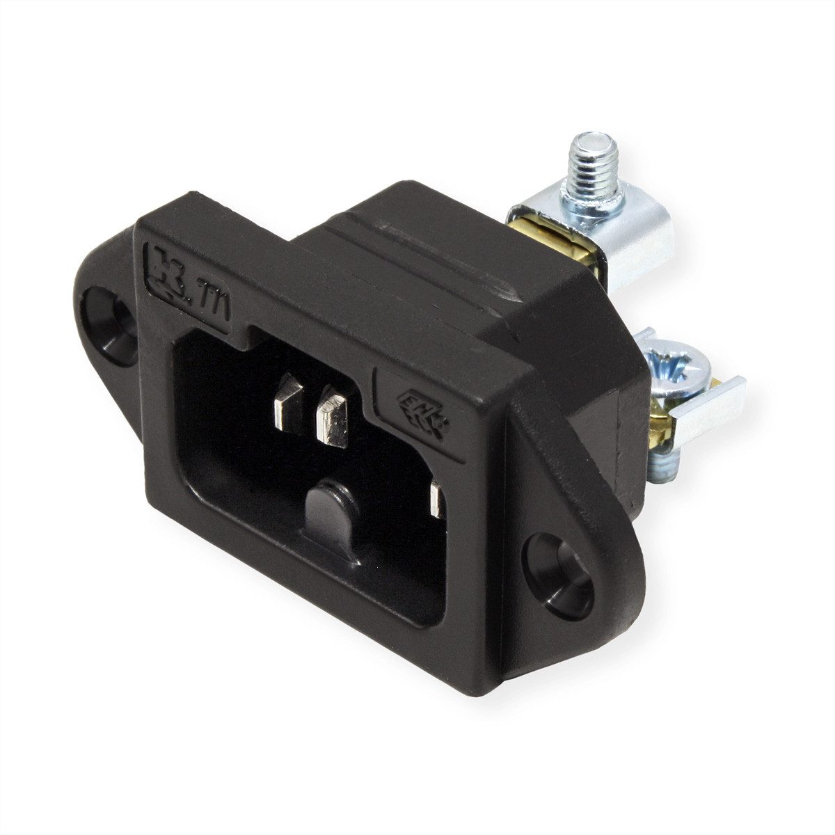 Heissgeräteinbaustecker IEC320 C15A Stromadapter