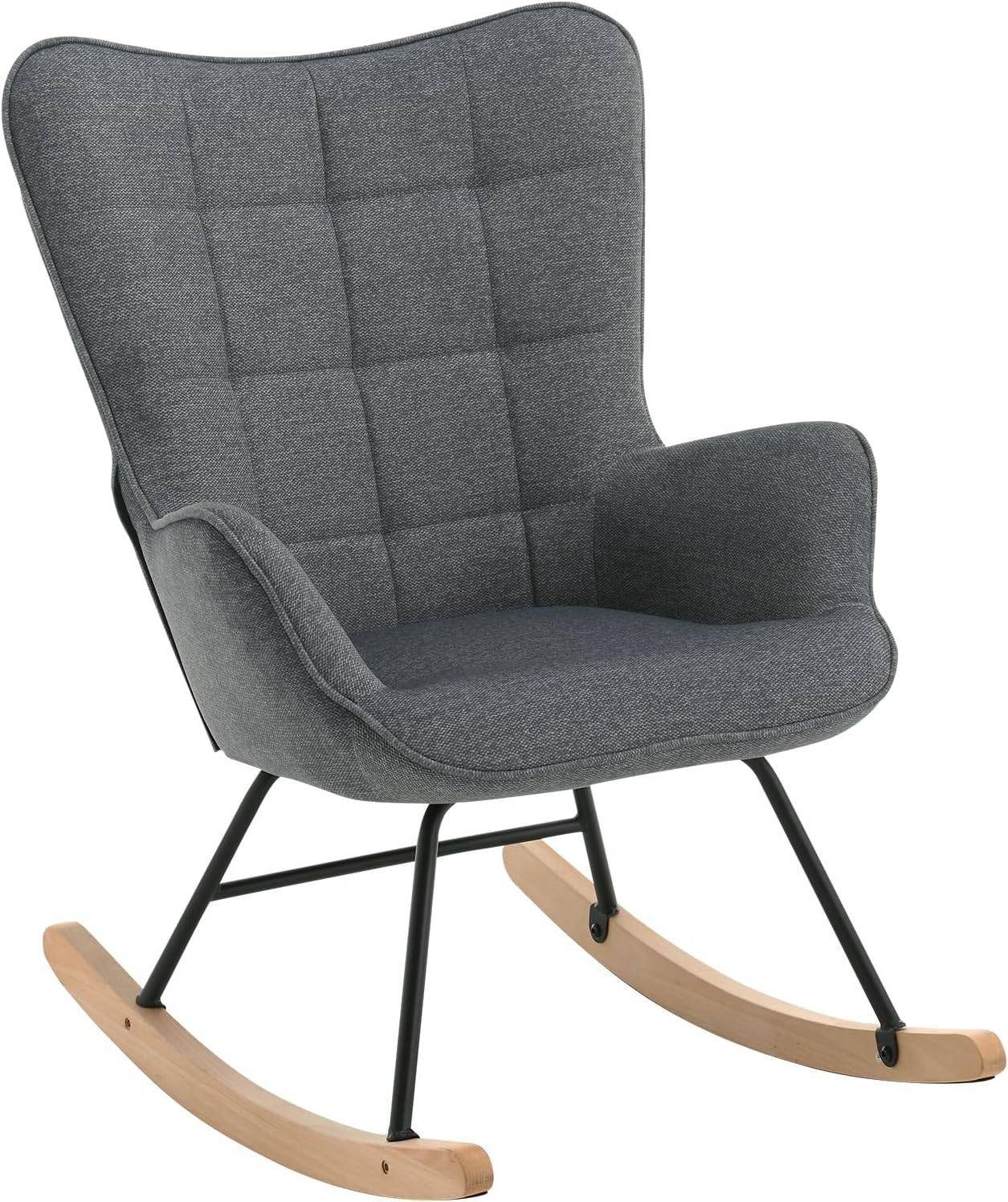 Woltu Schaukelstuhl (1 St), Sessel gepolstert, günstig online kaufen