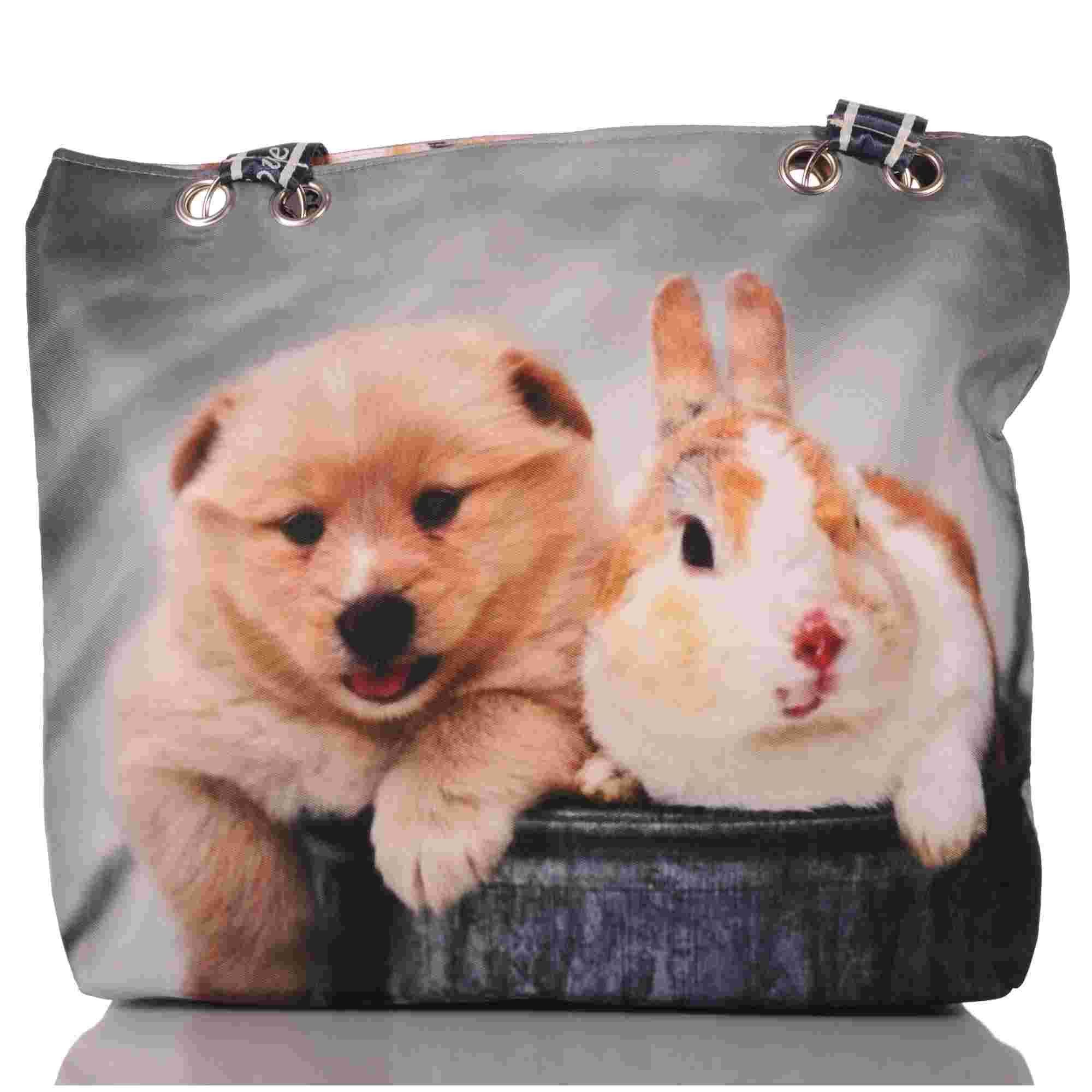 KMISSO Umhängetasche Strandtasche mit niedlichem Tiermotiv 30746 (1-tlg), im eleganten Look
