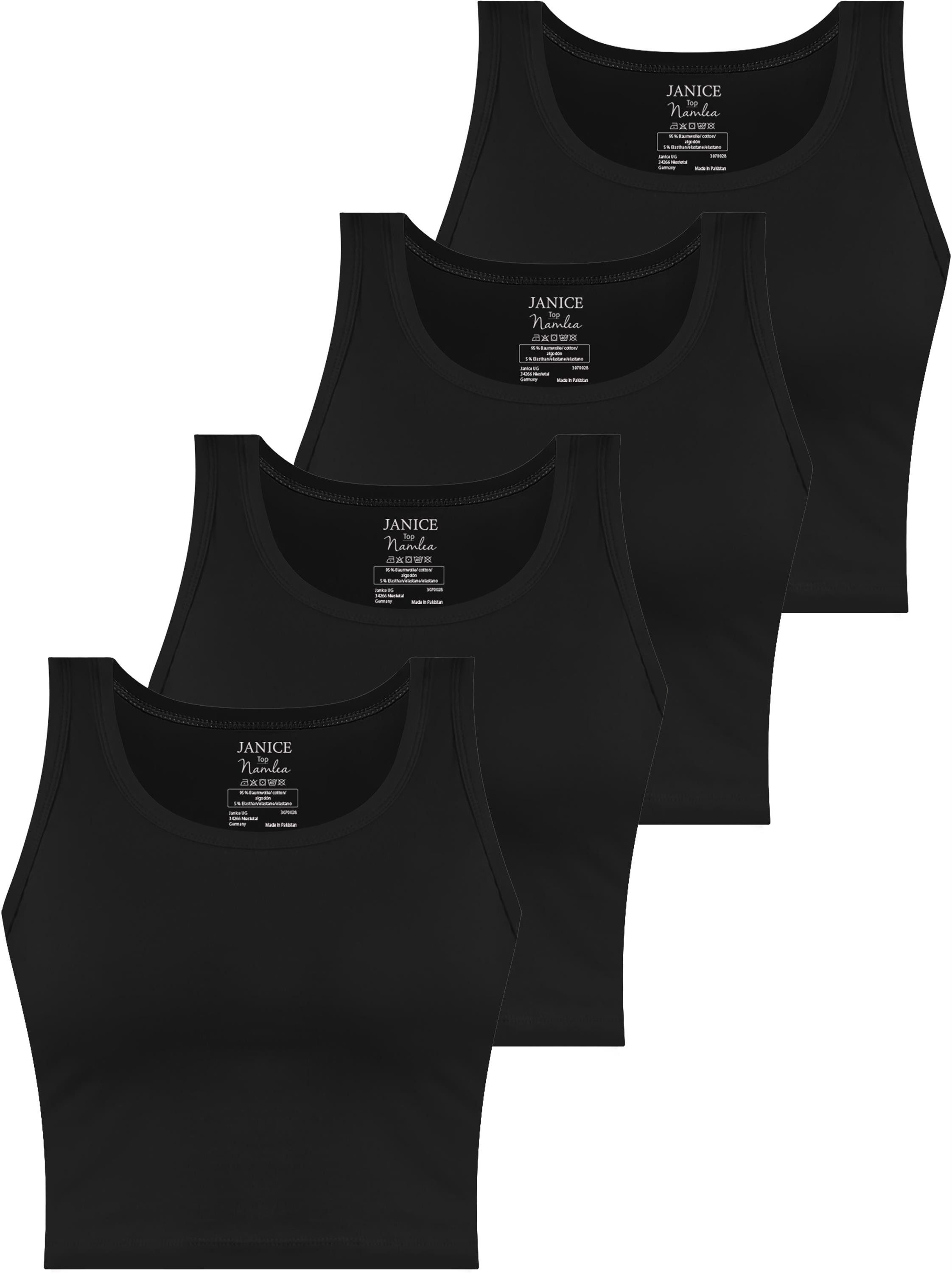 Tanktop 4 x Damen crop Top Namlea
